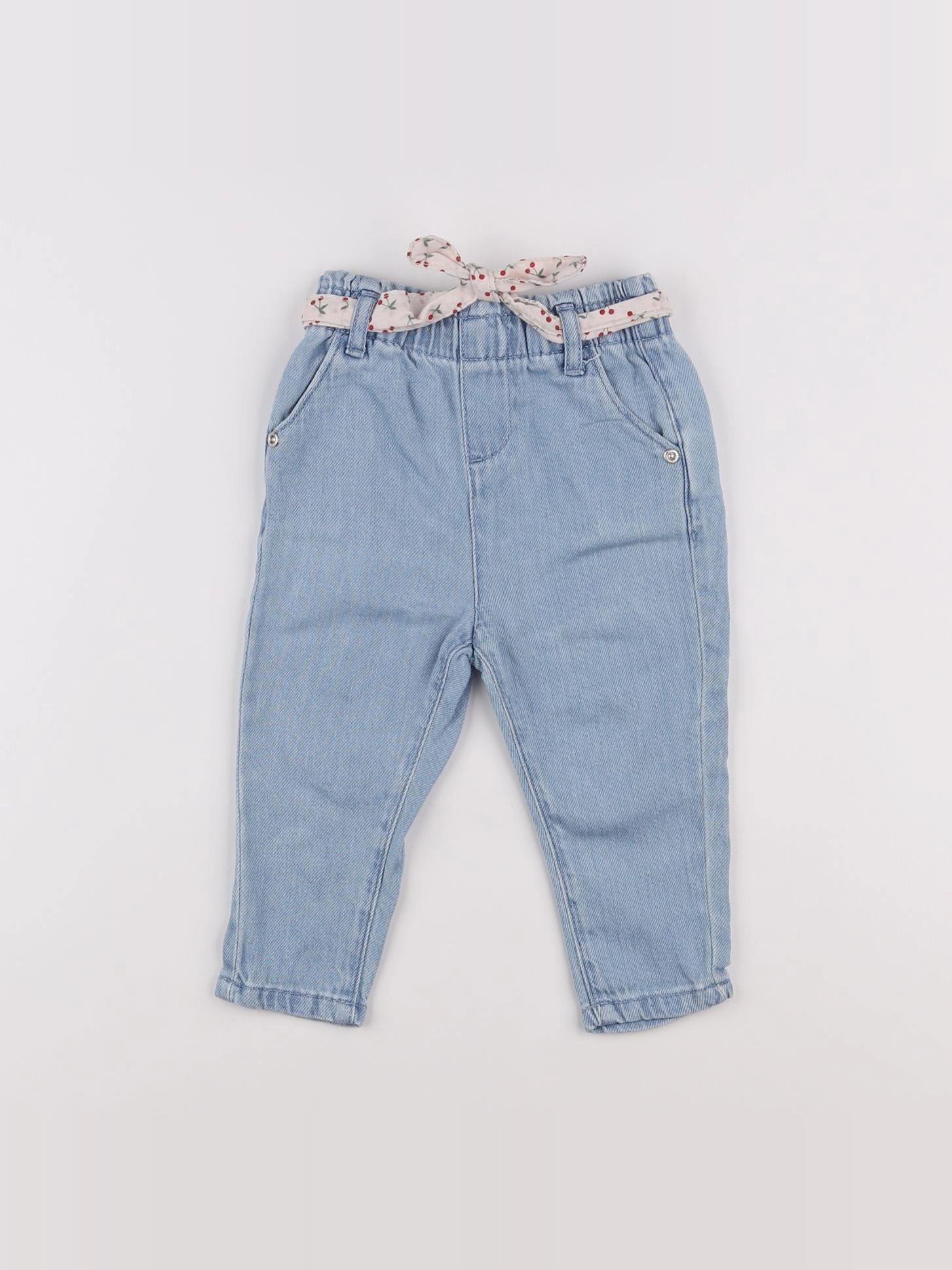 Vertbaudet - jean bleu - 9 mois