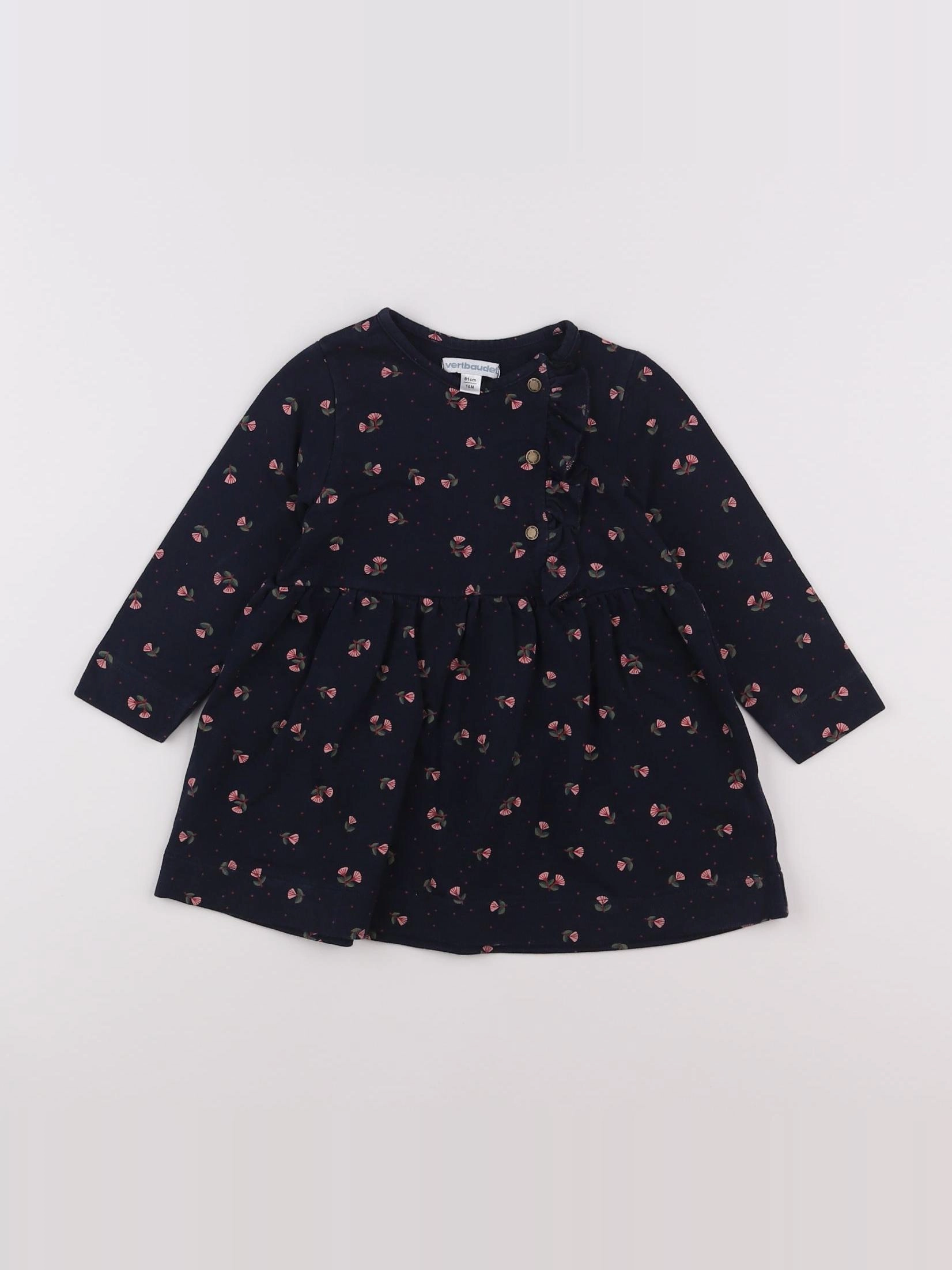 Vertbaudet - robe bleu - 18 mois