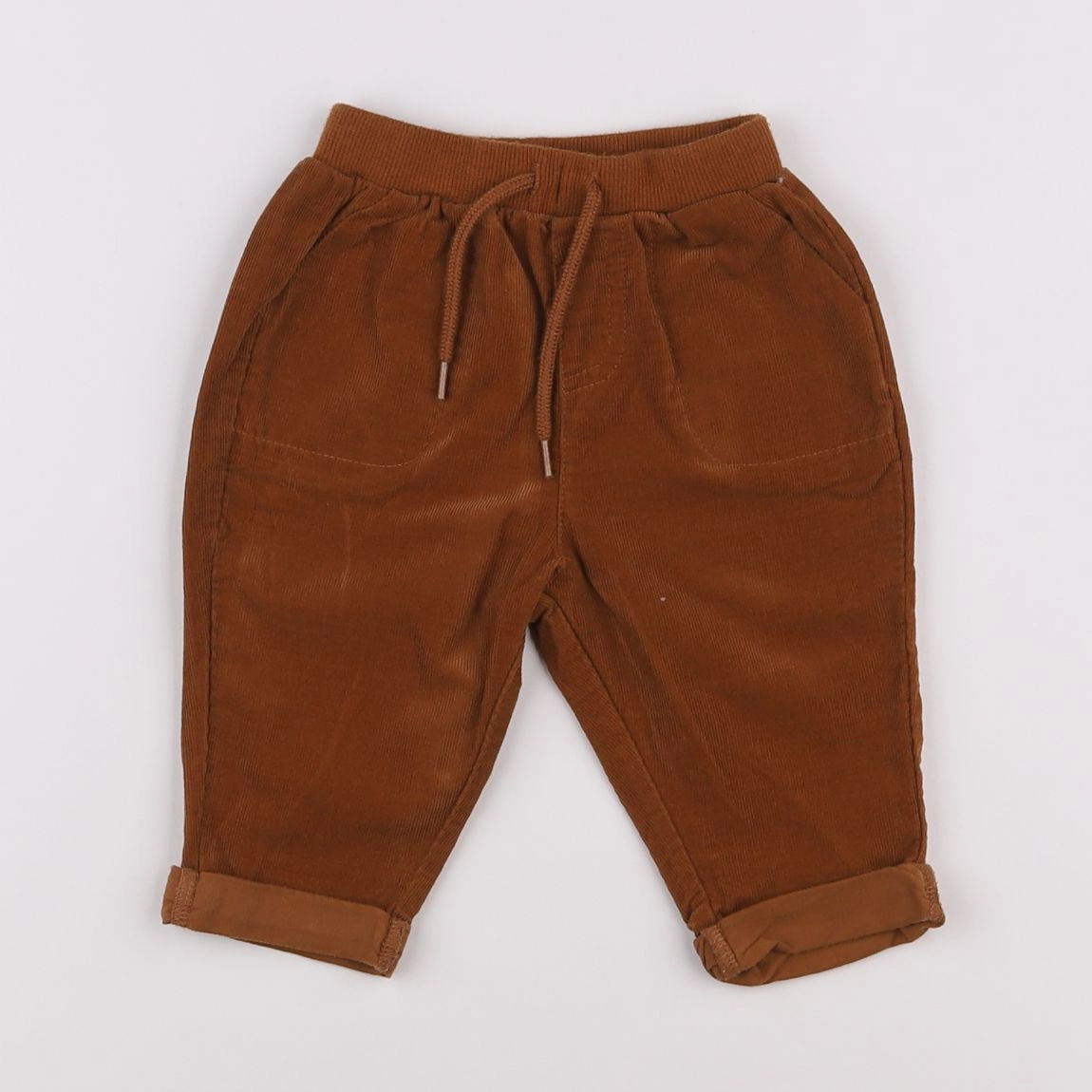 Vertbaudet - pantalon marron - 6 mois