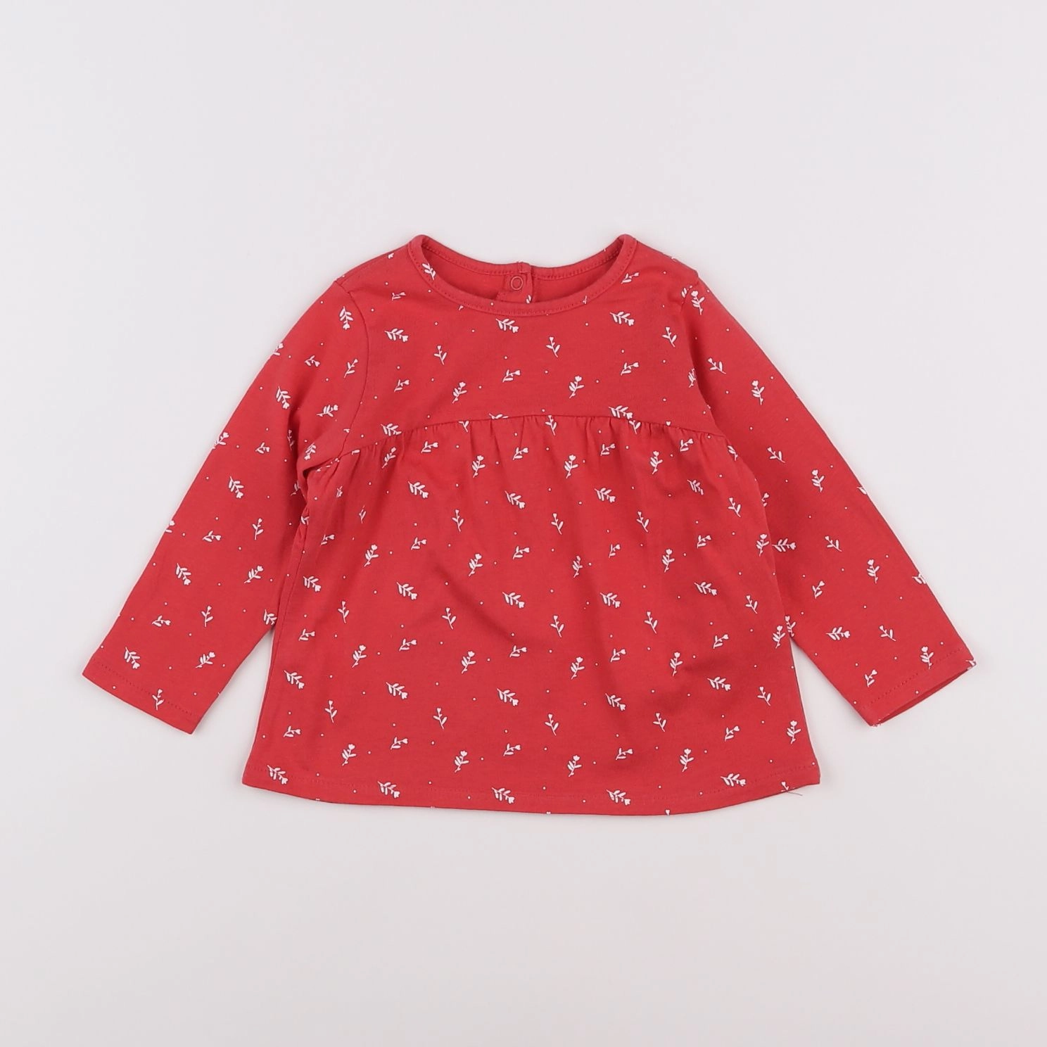 Vertbaudet - tee-shirt rose - 12 mois