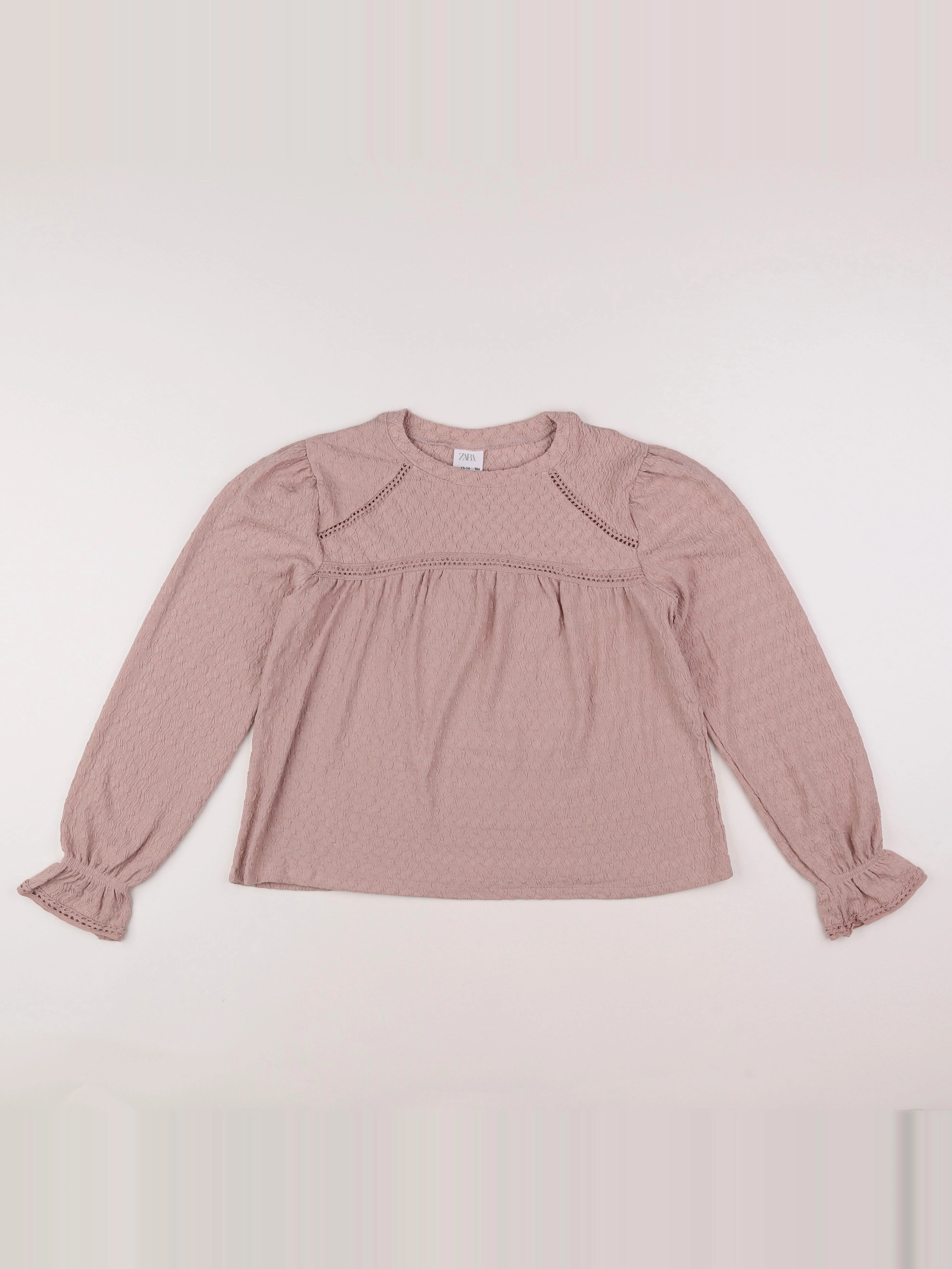 Zara - blouse rose - 13/14 ans