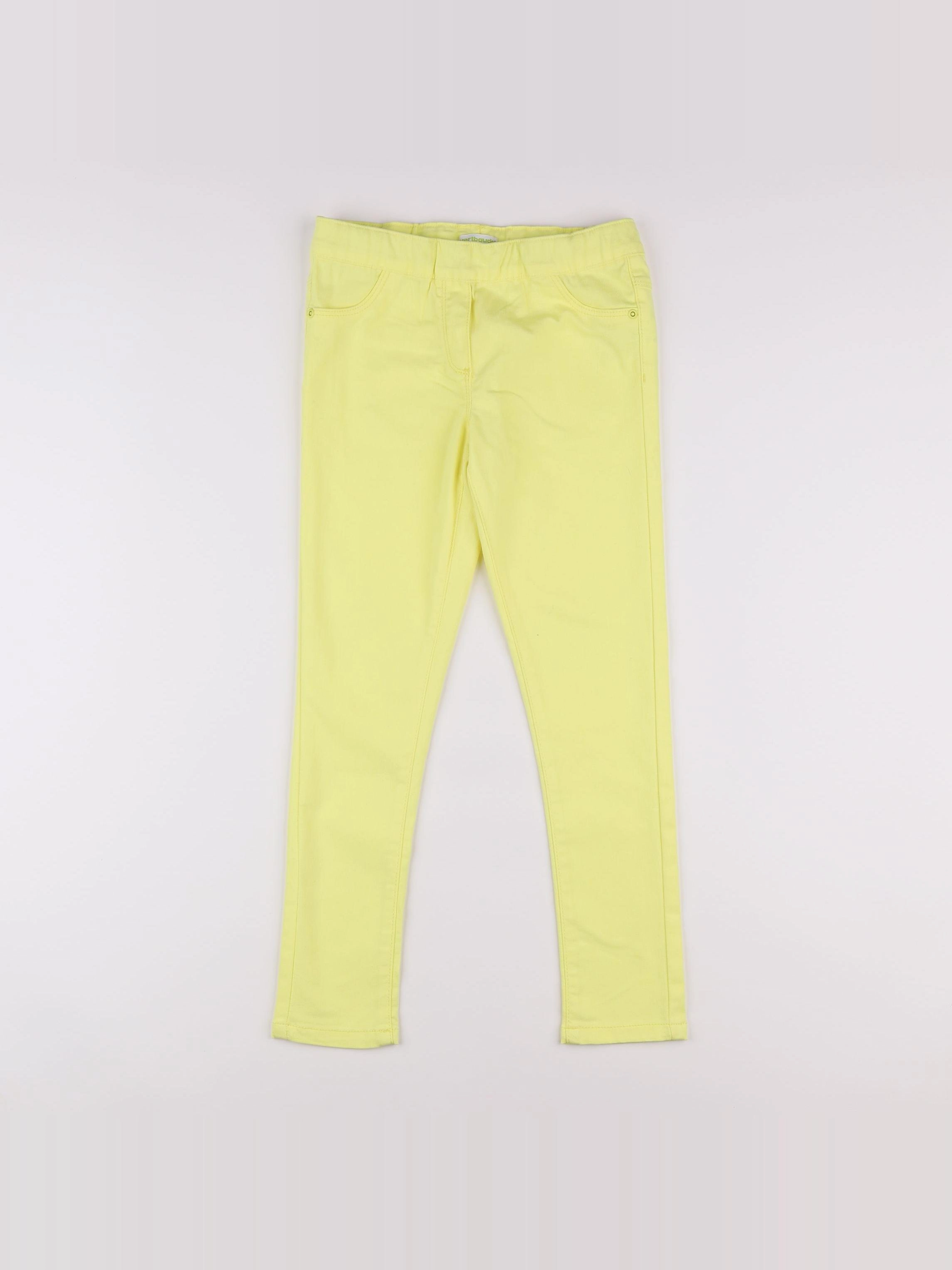 Vertbaudet - jegging jaune - 9 ans