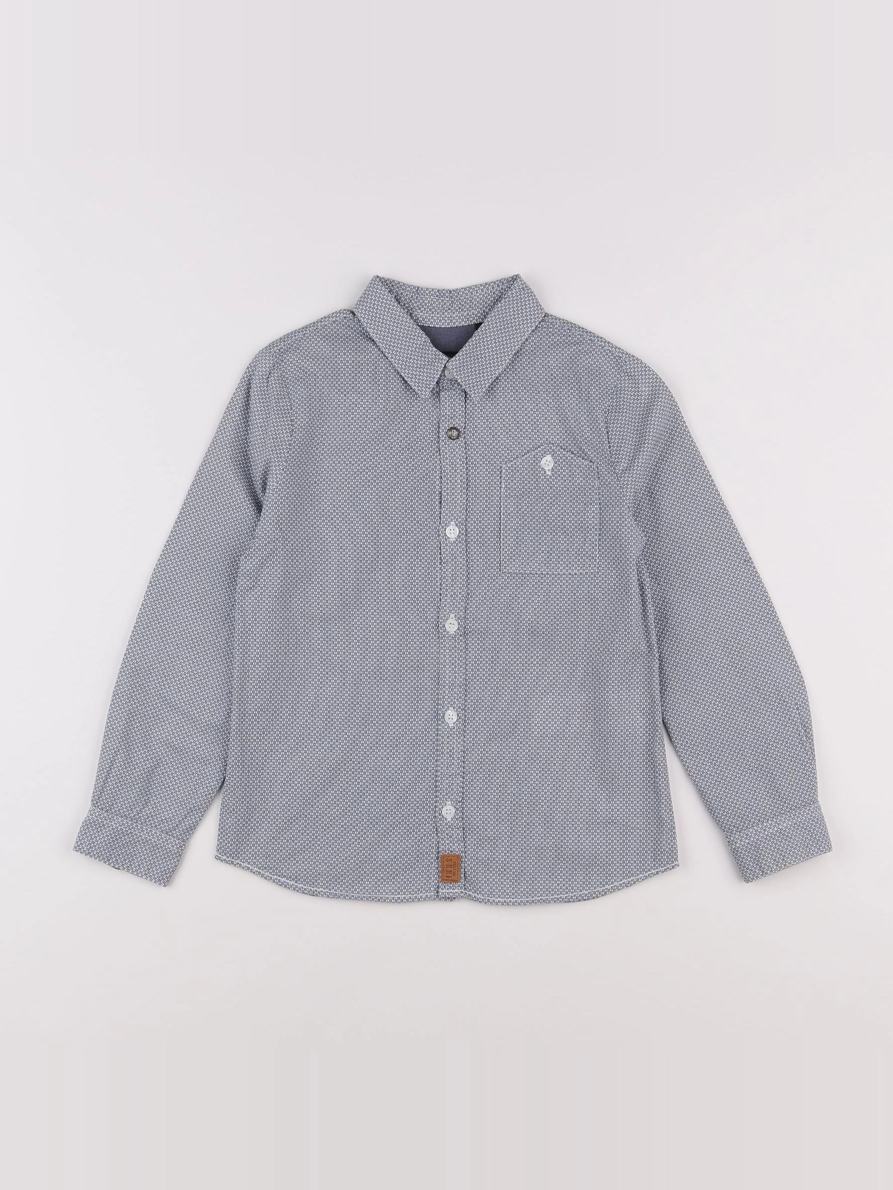 IKKS - chemise bleu - 6 ans