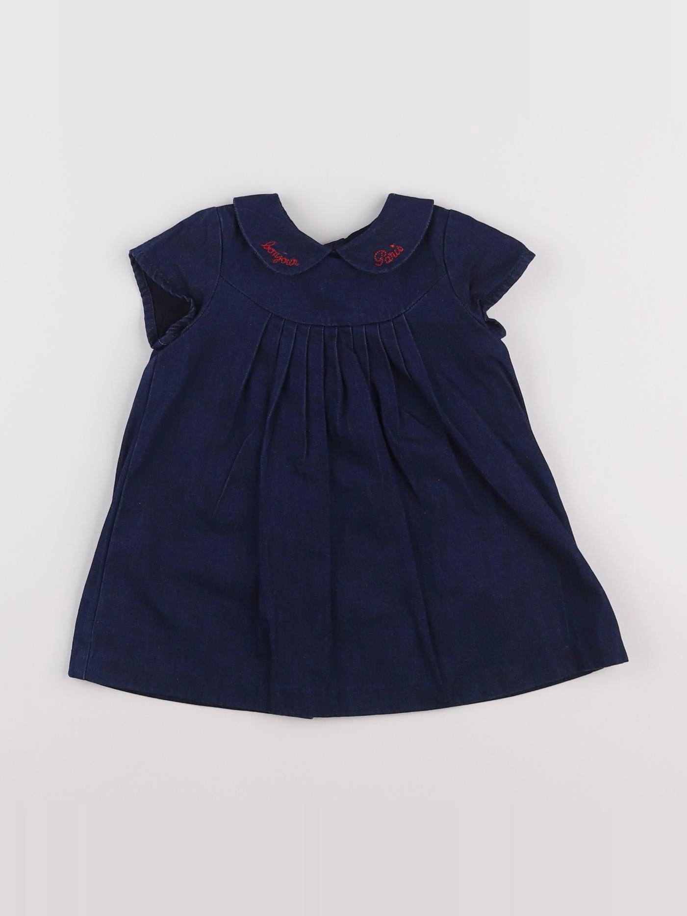 Jacadi - robe bleu - 12 mois