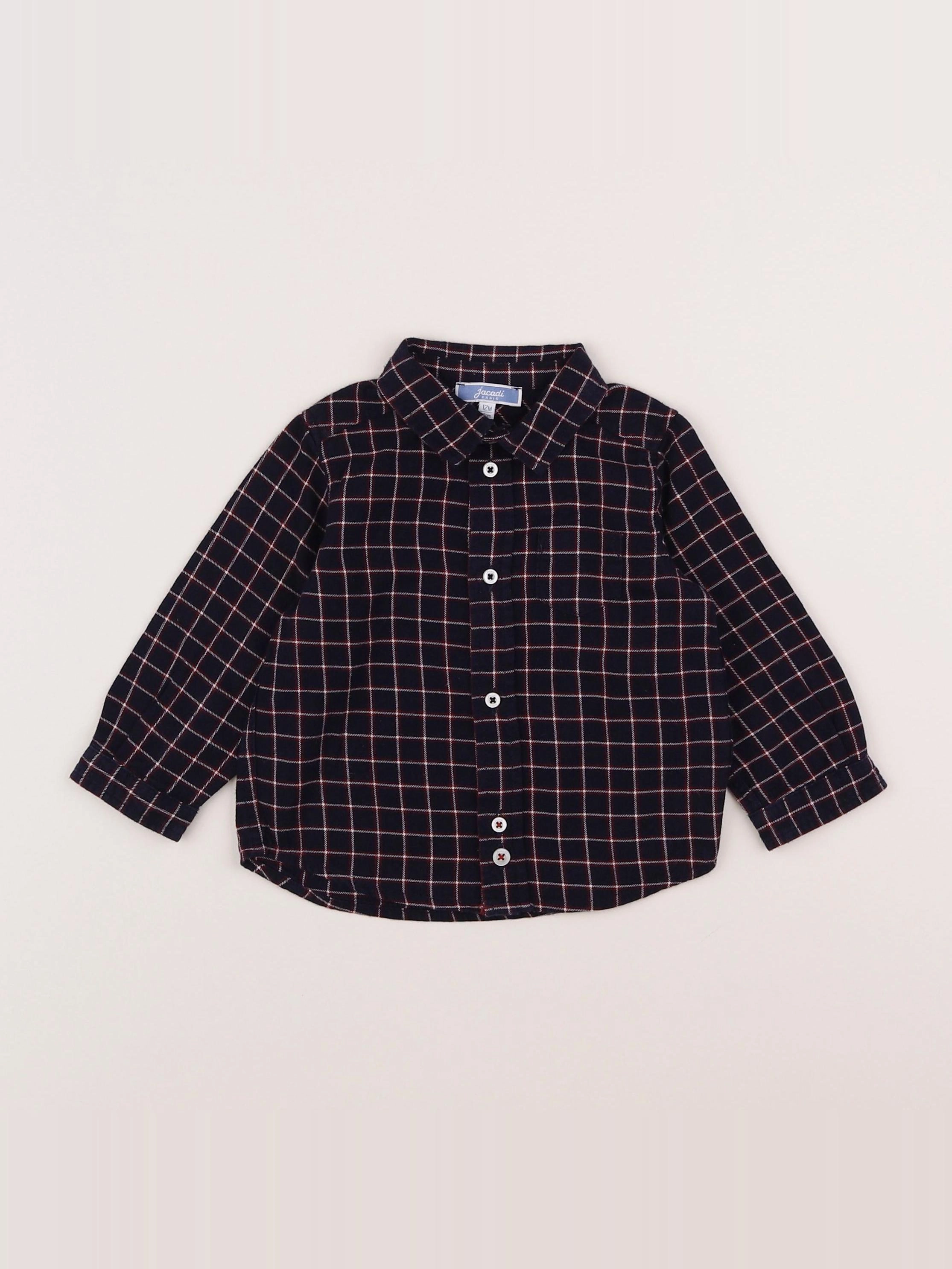 Jacadi - chemise bleu - 12 mois