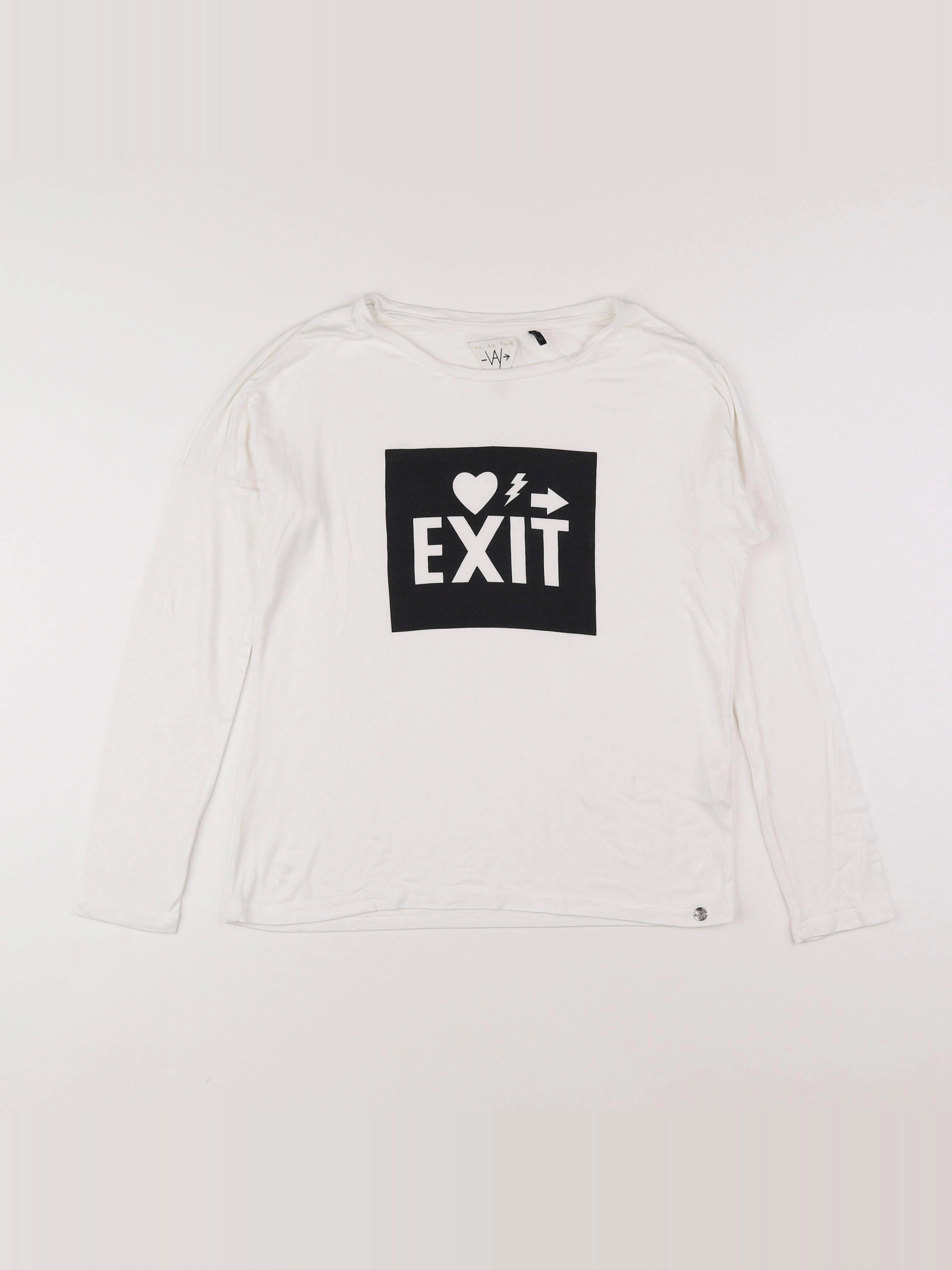 IKKS - tee-shirt blanc - 12 ans