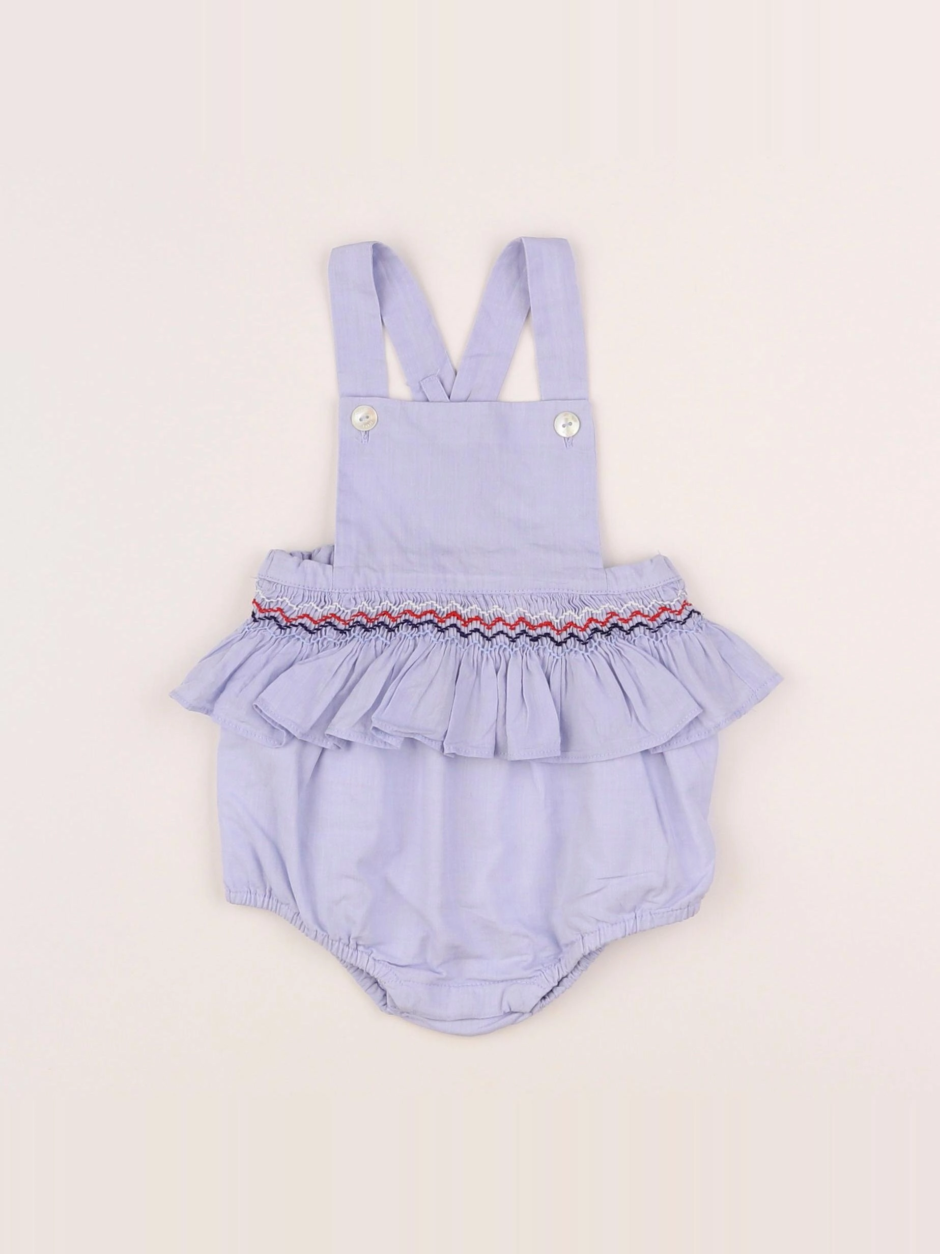 Jacadi - salopette bleu - 6 mois