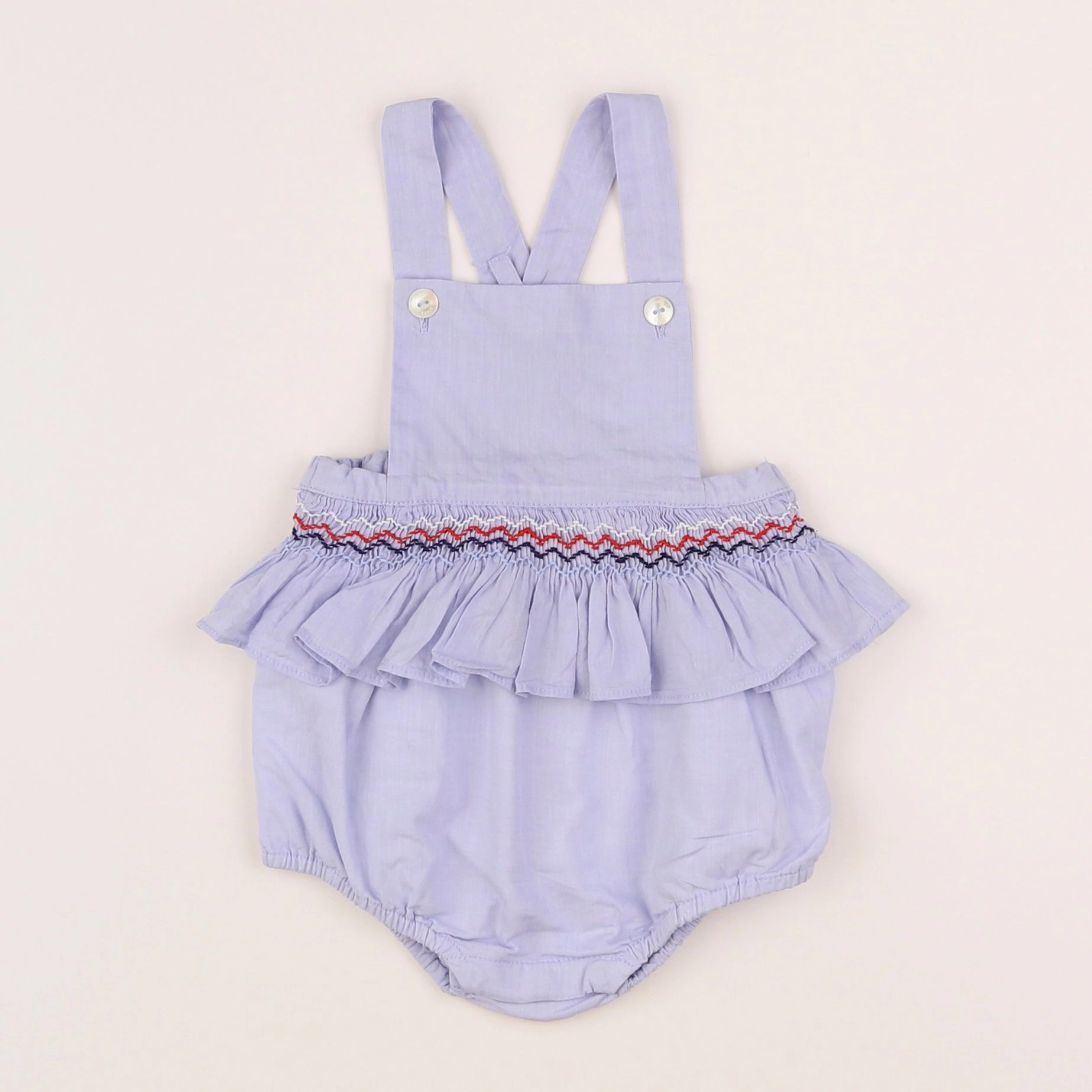 Jacadi - salopette bleu - 6 mois