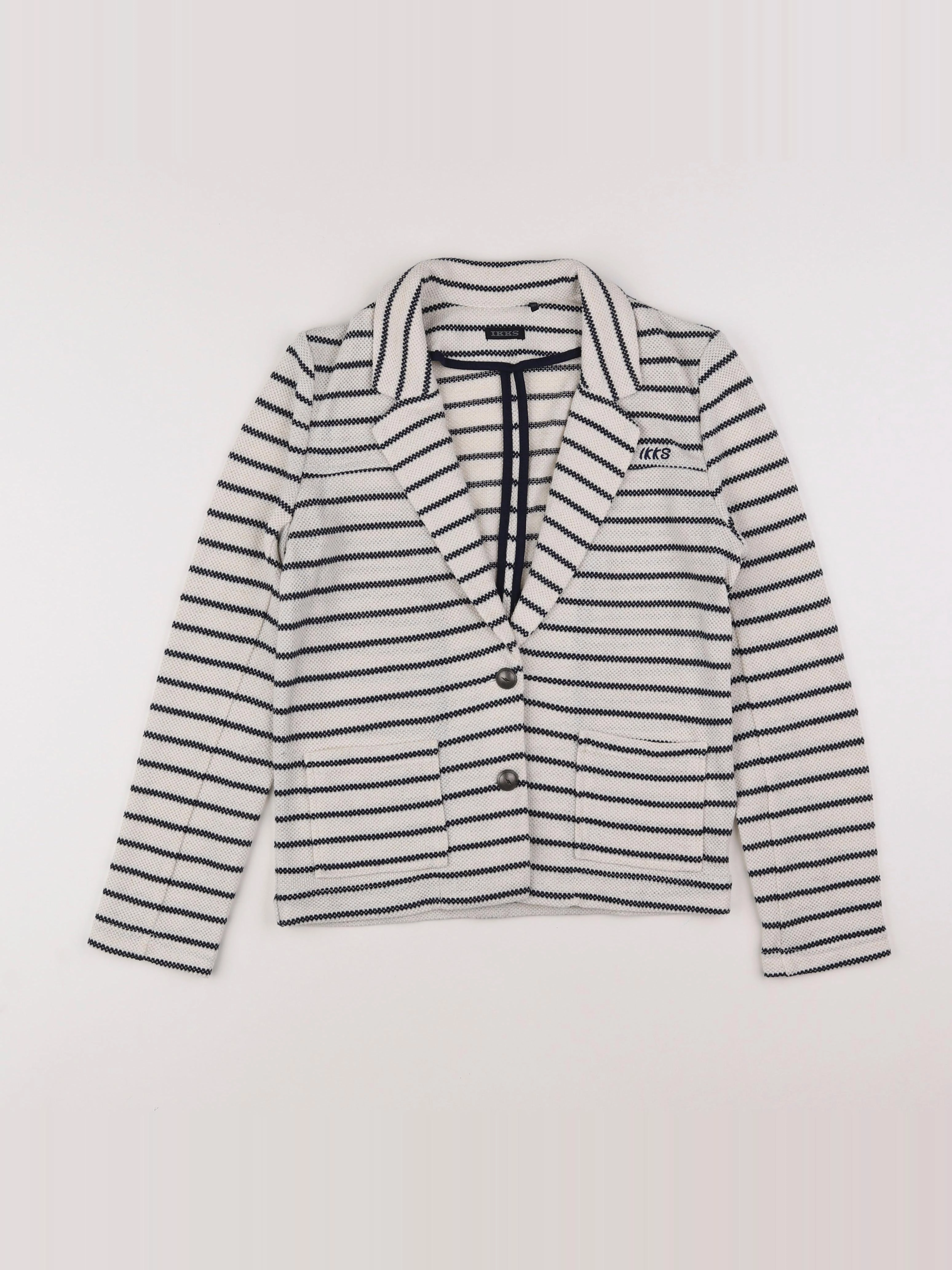 IKKS - veste blanc, or - 10 ans