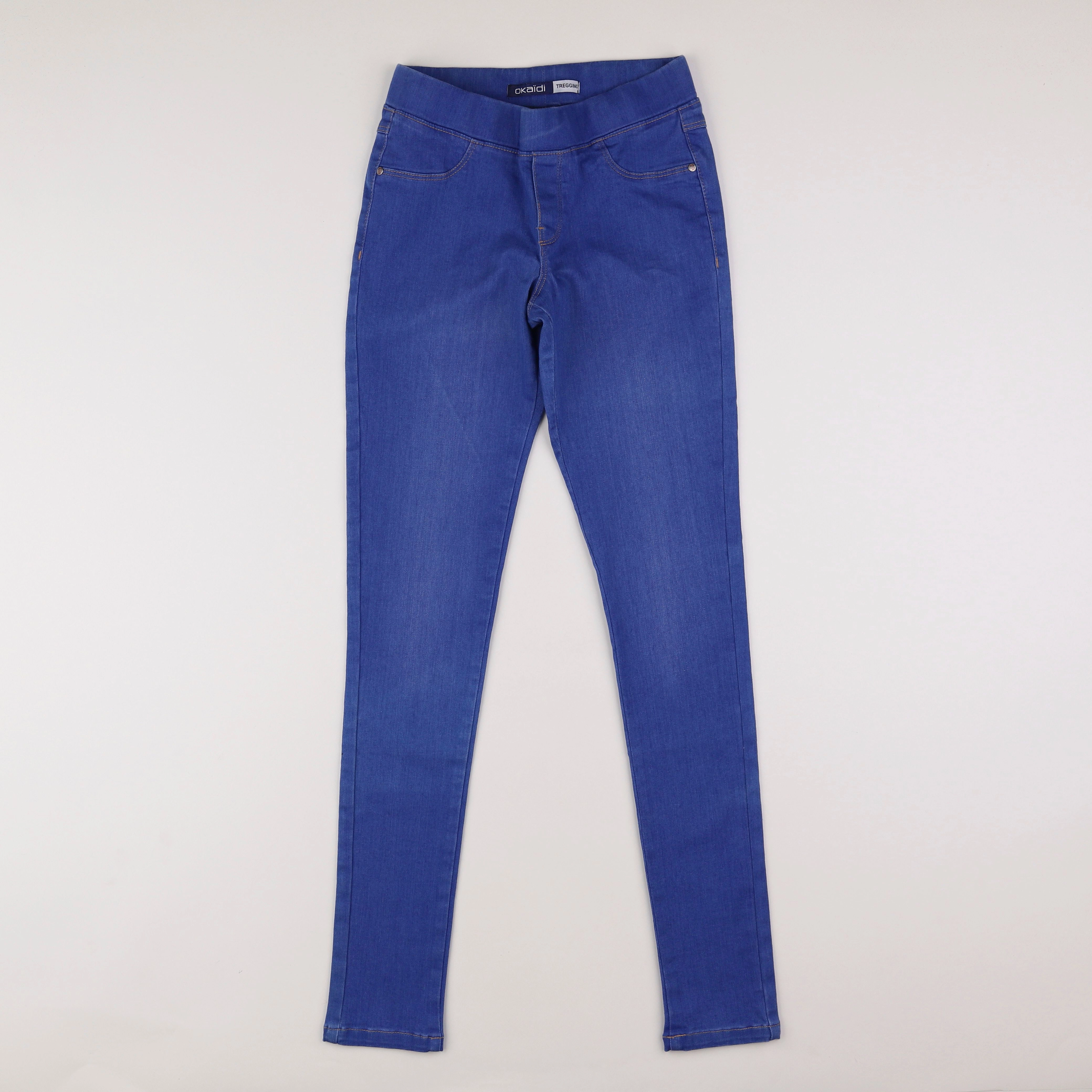 Okaidi - jegging bleu - 12 ans