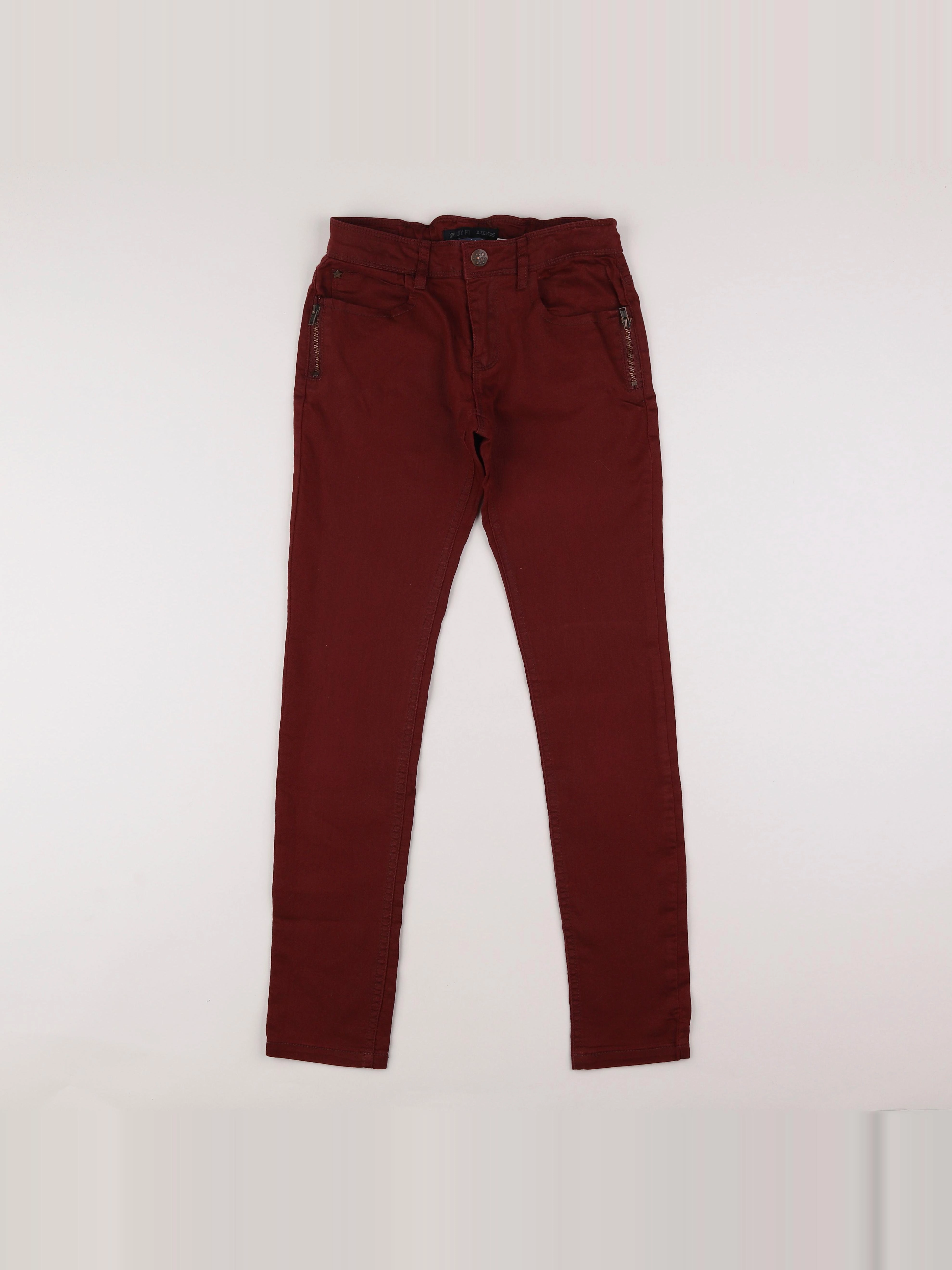 IKKS - jean rouge - 12 ans