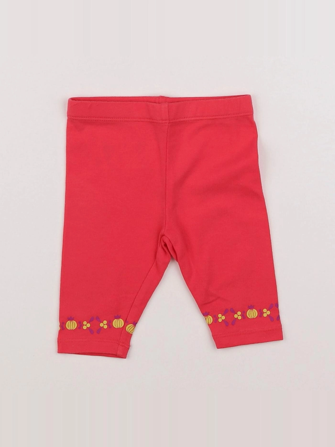 Vertbaudet - legging court rose - 9 mois