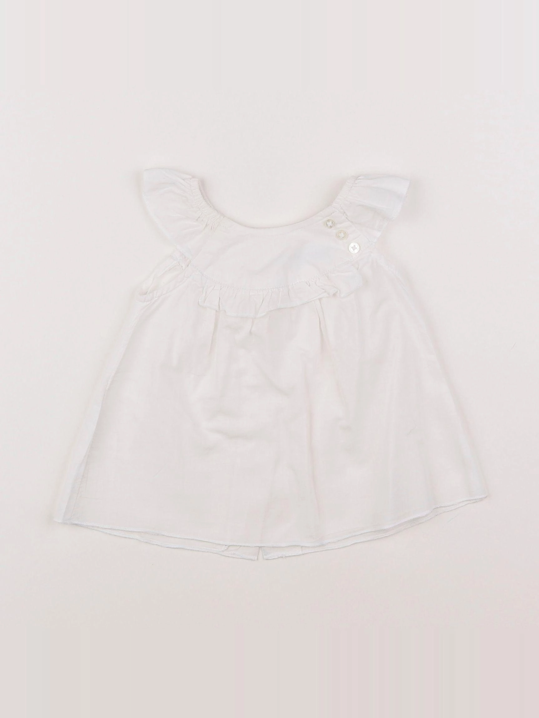 Vertbaudet - robe blanc - 3 mois