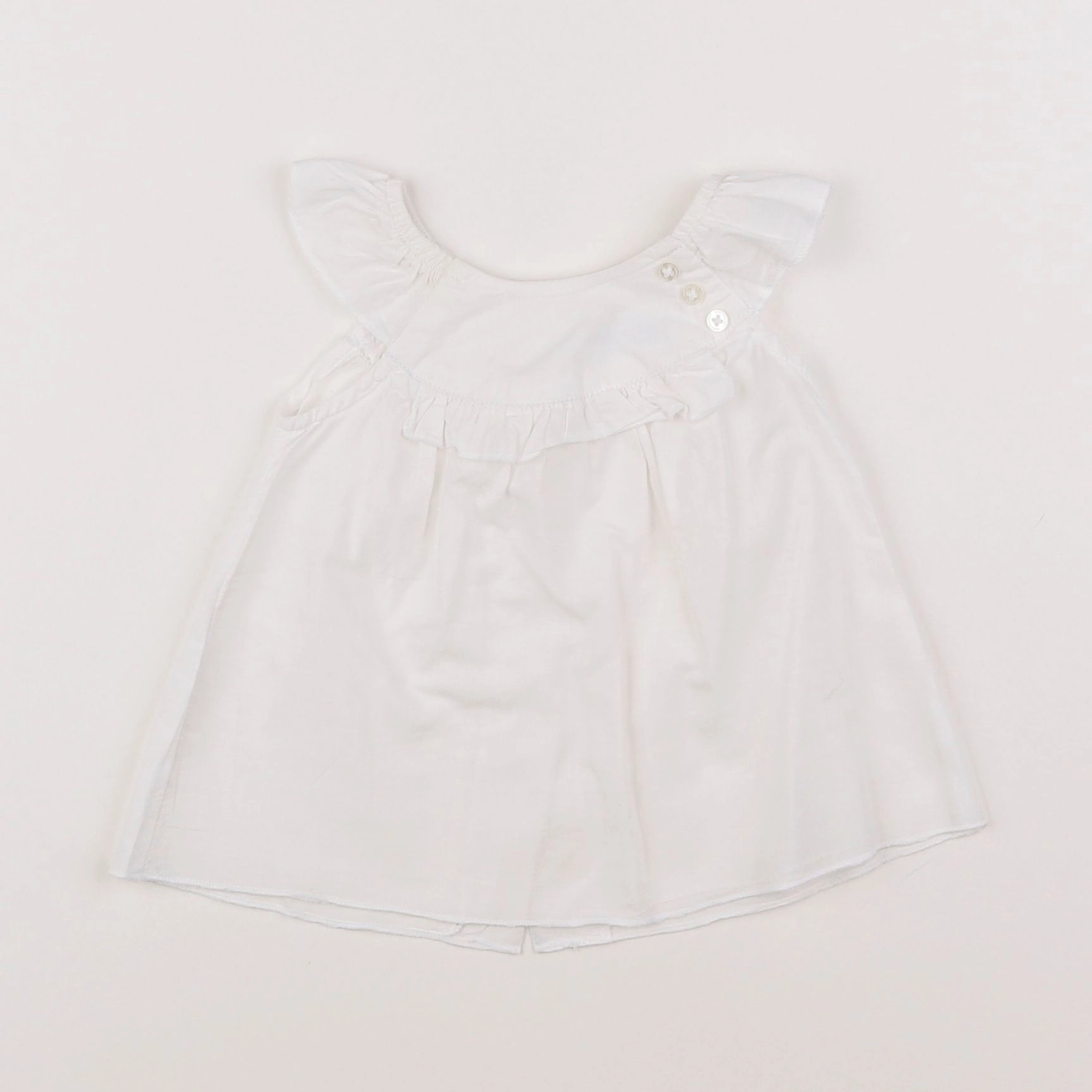 Vertbaudet - robe blanc - 3 mois