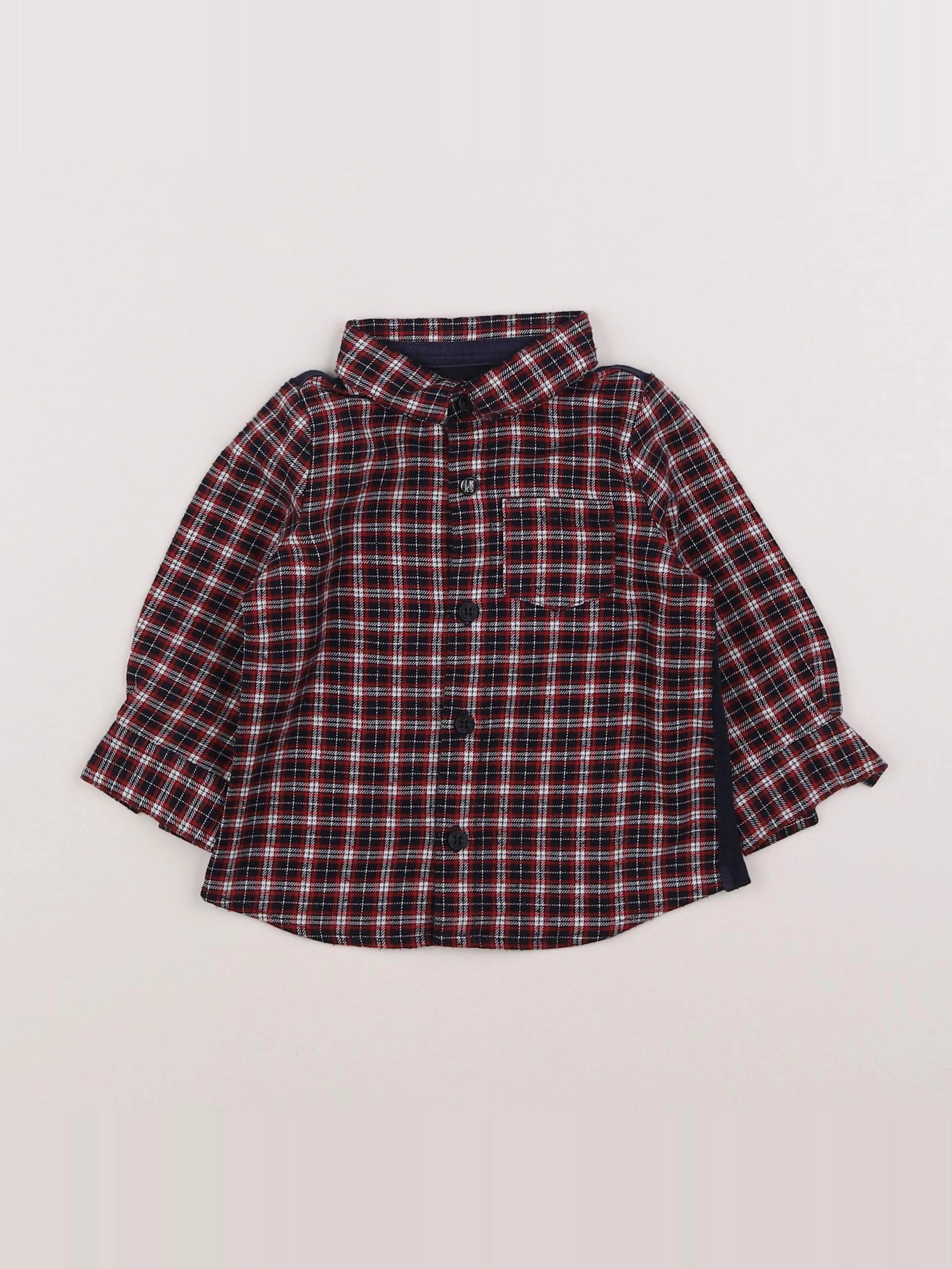 IKKS - chemise rouge - 6 mois