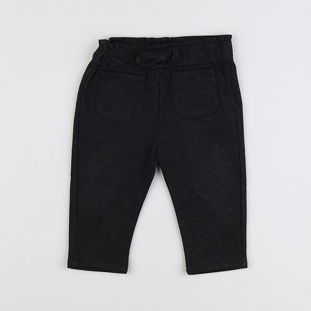 Vertbaudet - pantalon noir - 12 mois