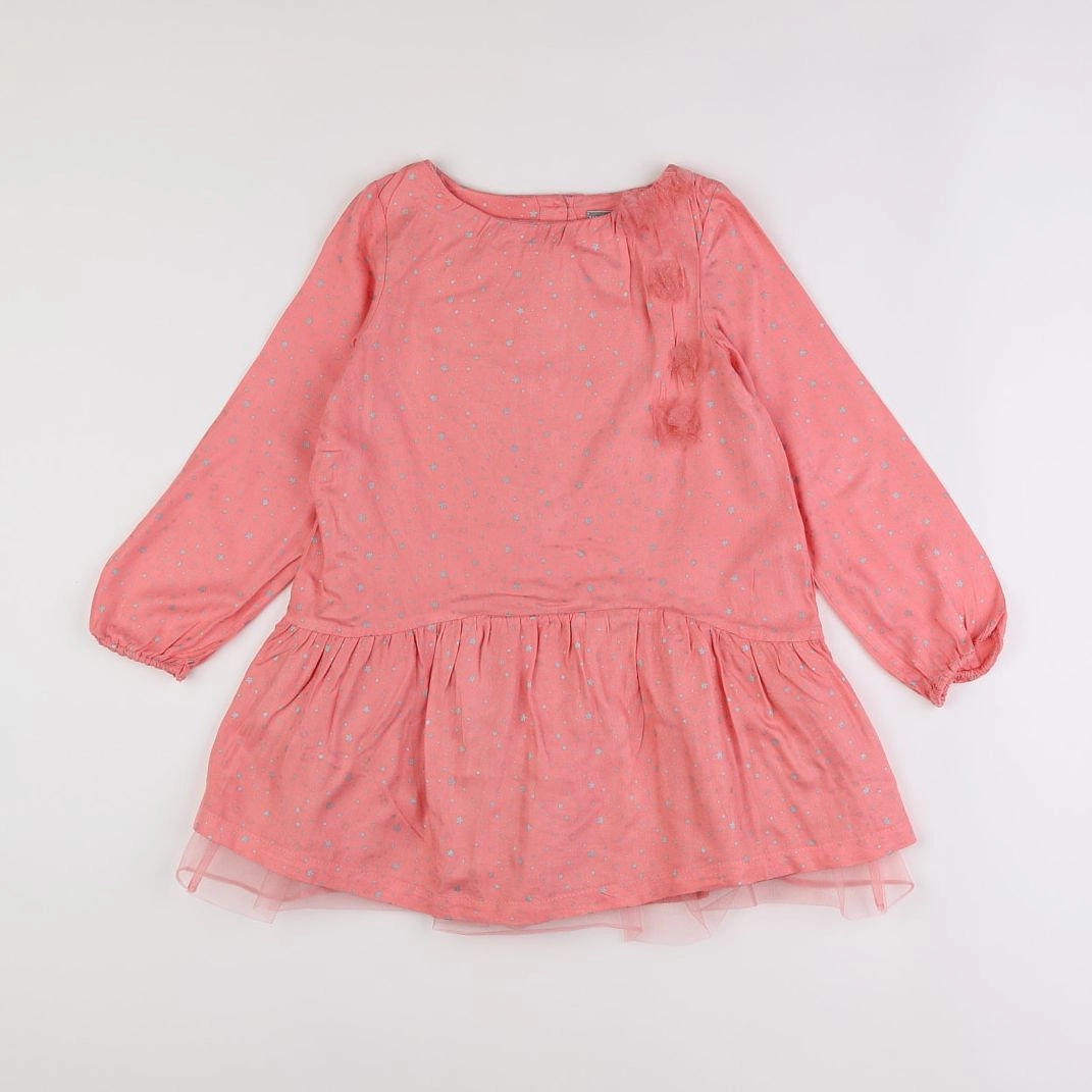 Vertbaudet - robe rose - 8 ans