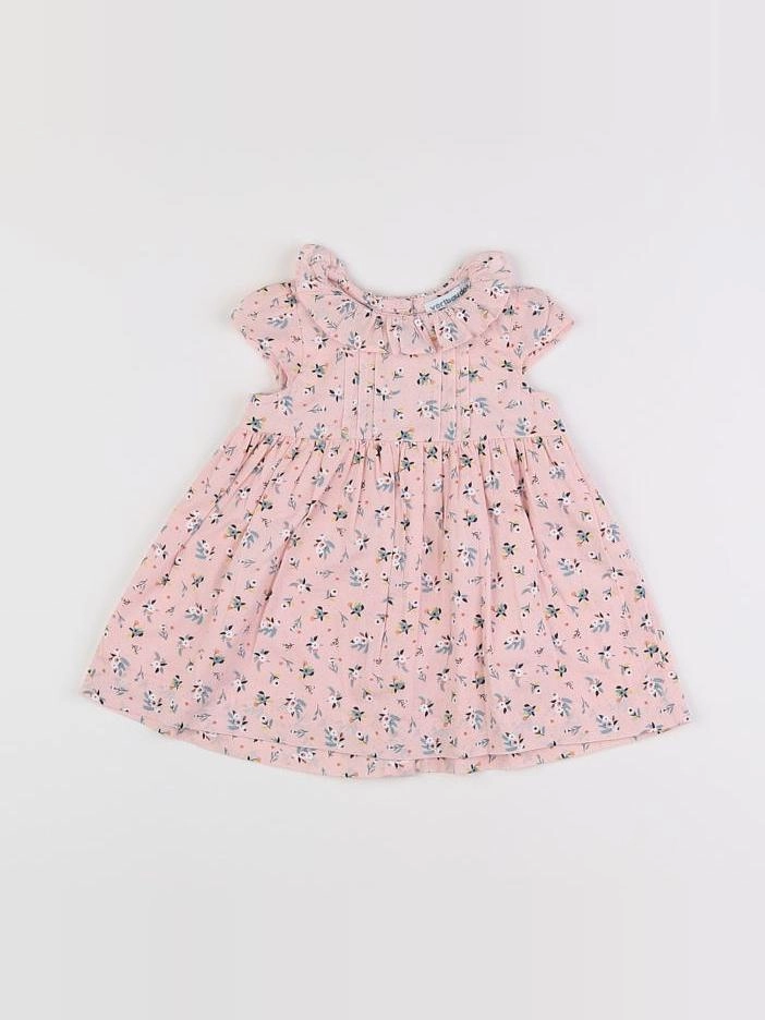 Vertbaudet - robe rose - 6 mois