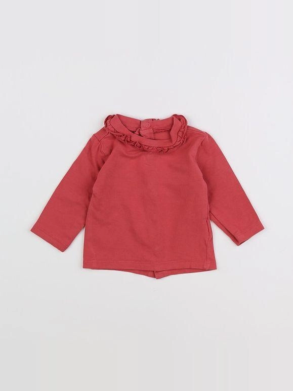 Vertbaudet - tee-shirt rose - 3 mois