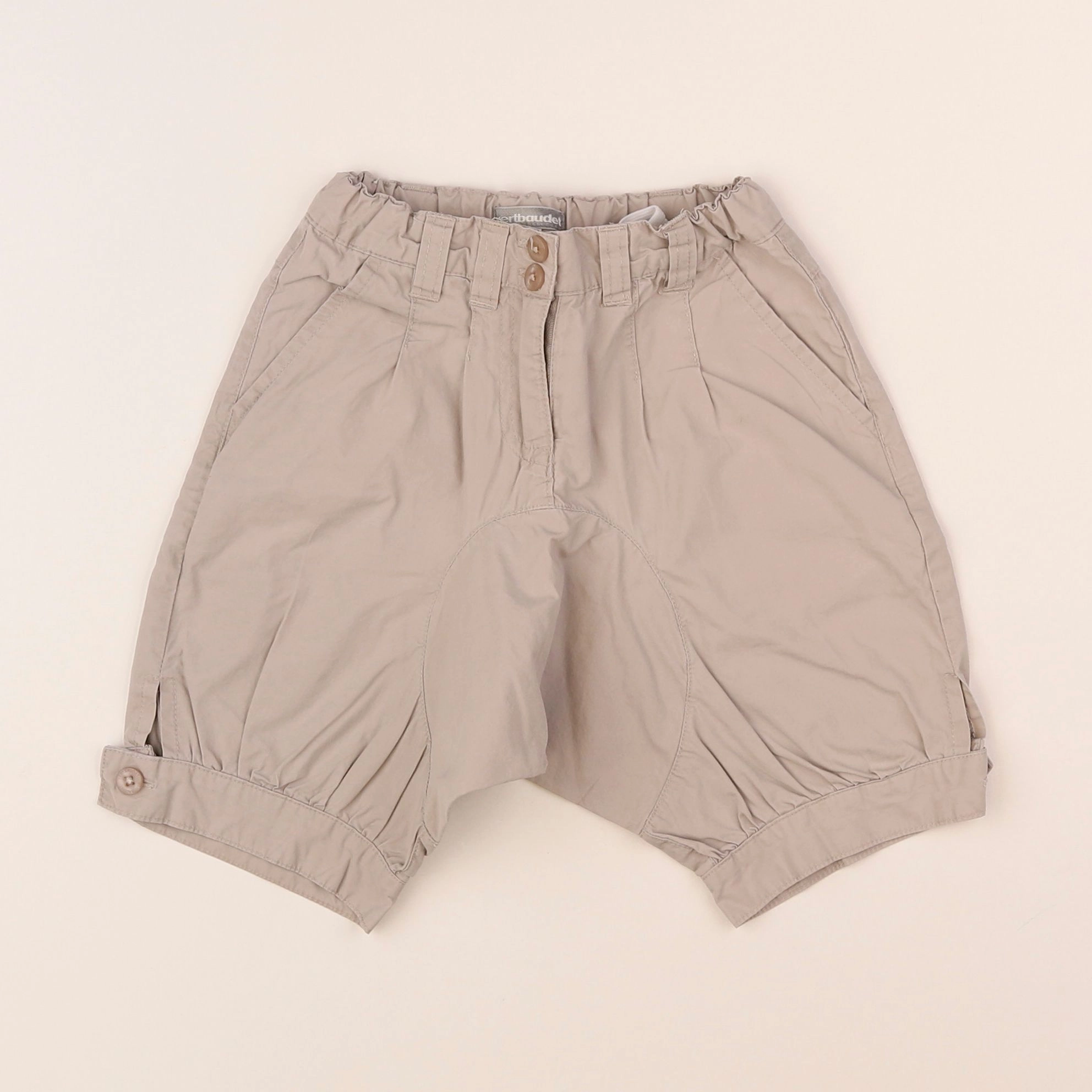 Vertbaudet - short beige - 4 ans