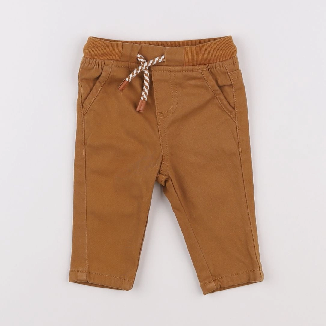 Vertbaudet - pantalon marron - 3 mois