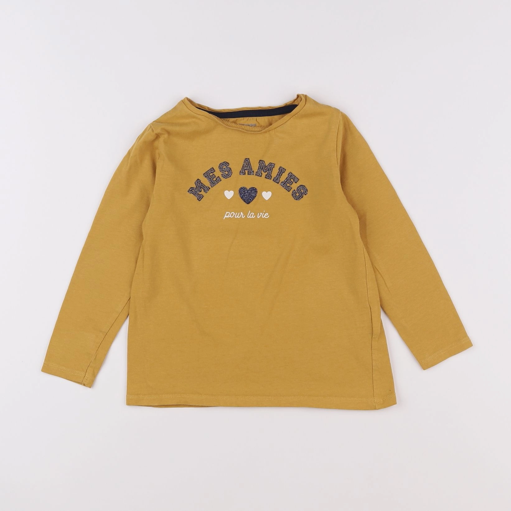 Vertbaudet - tee-shirt jaune - 5 ans