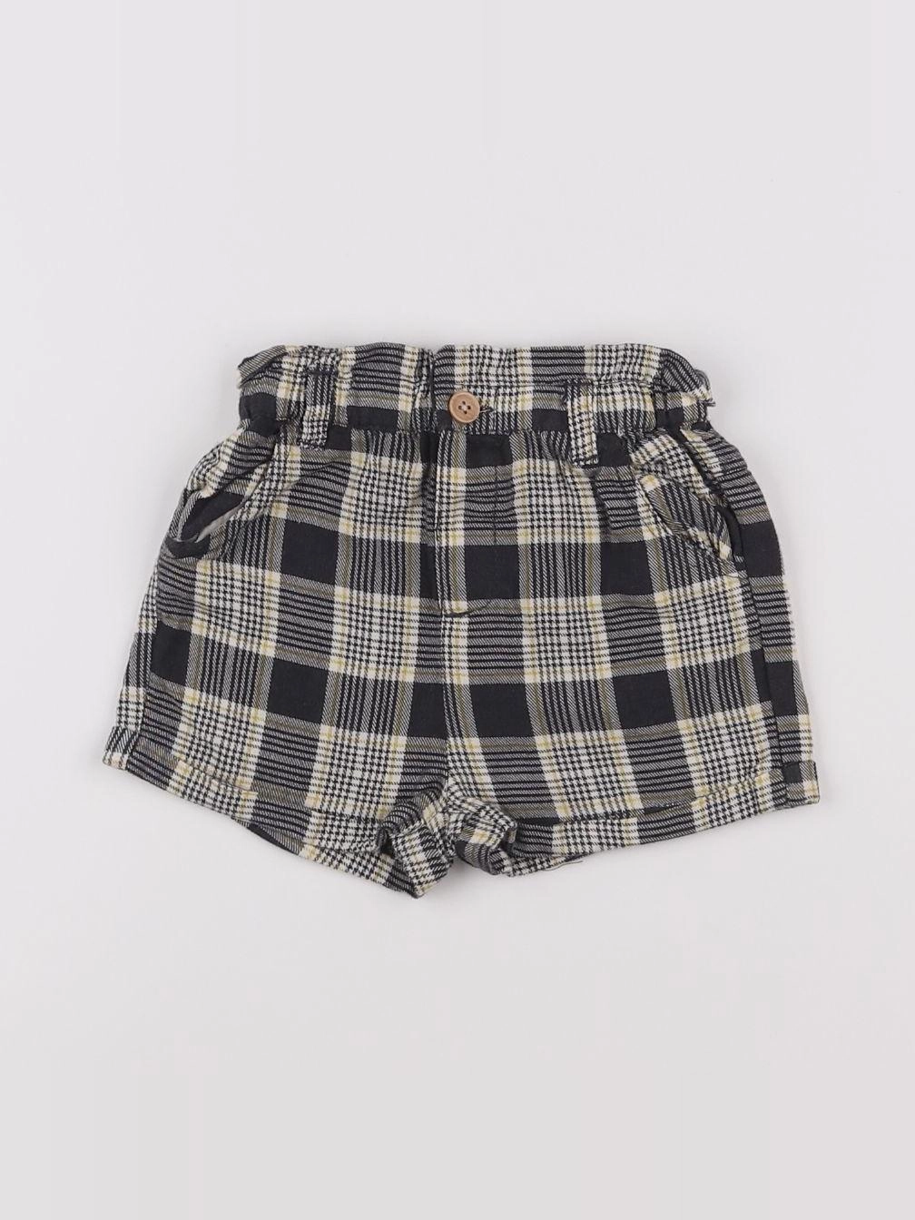 Vertbaudet - short gris - 9 mois