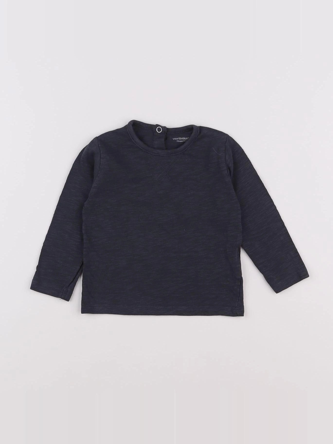 Vertbaudet - tee-shirt gris - 12 mois