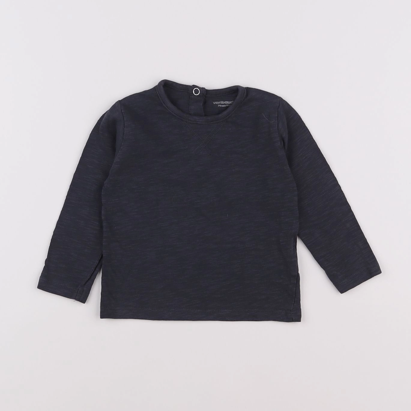 Vertbaudet - tee-shirt gris - 12 mois