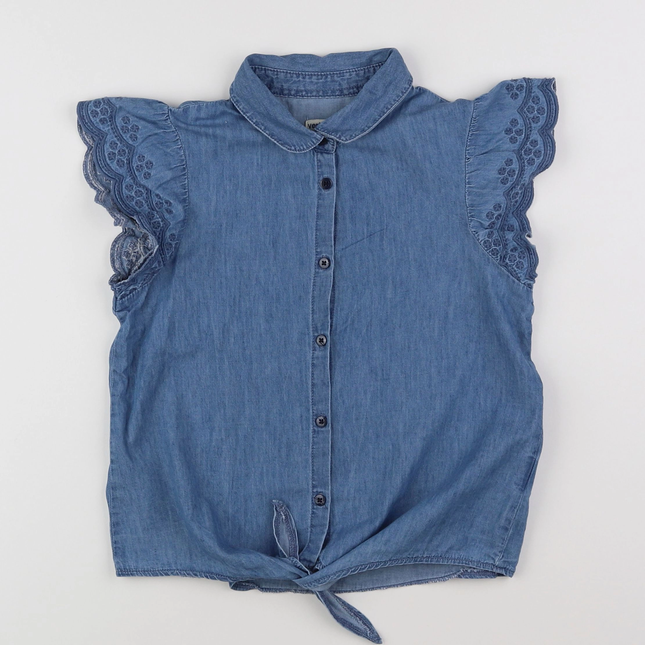 Vertbaudet - blouse bleu - 9 ans