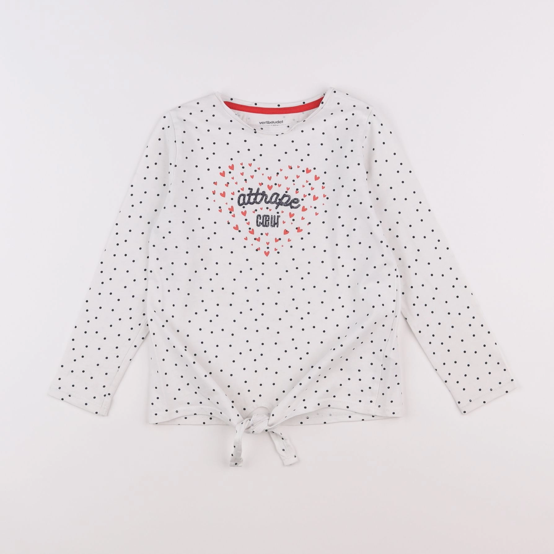 Vertbaudet - tee-shirt blanc - 6 ans