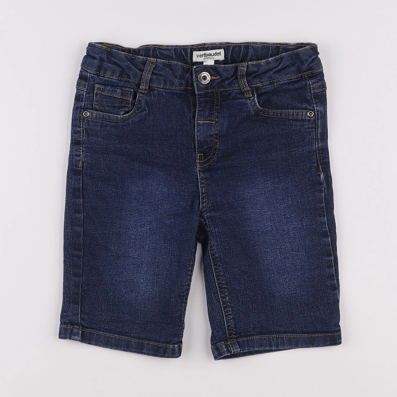 Vertbaudet - short bleu - 8 ans