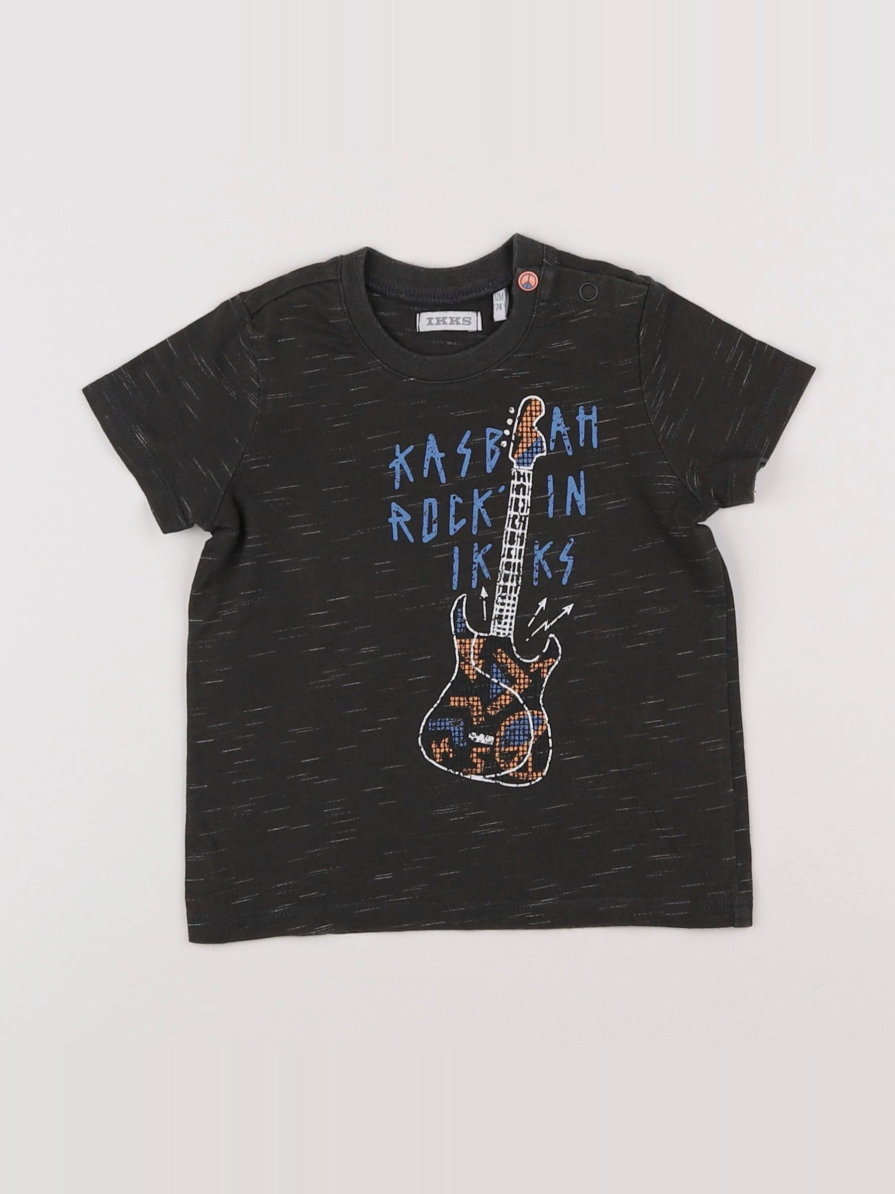 IKKS - tee-shirt gris - 12 mois