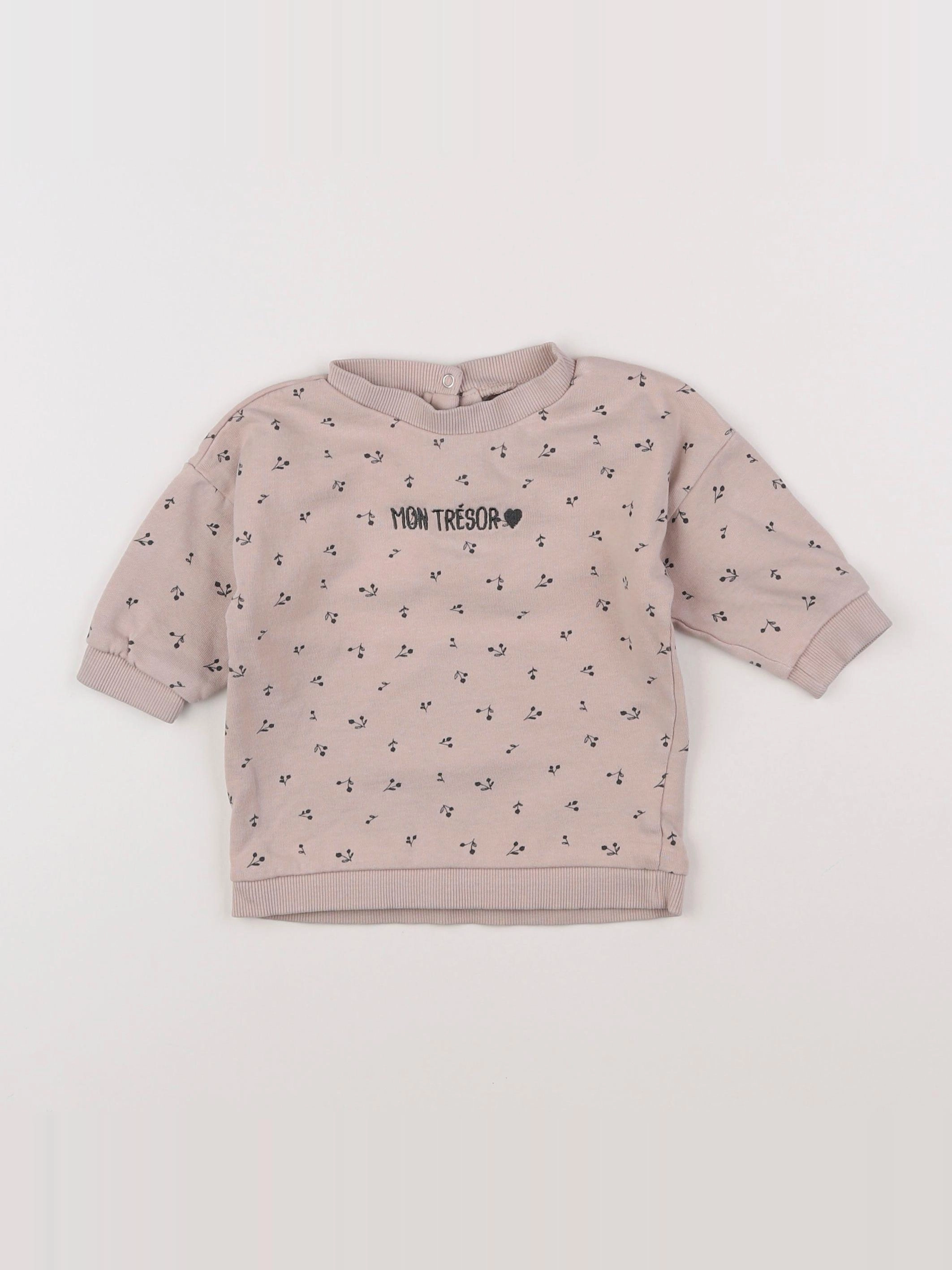 Vertbaudet - sweat multicolore - 6 mois