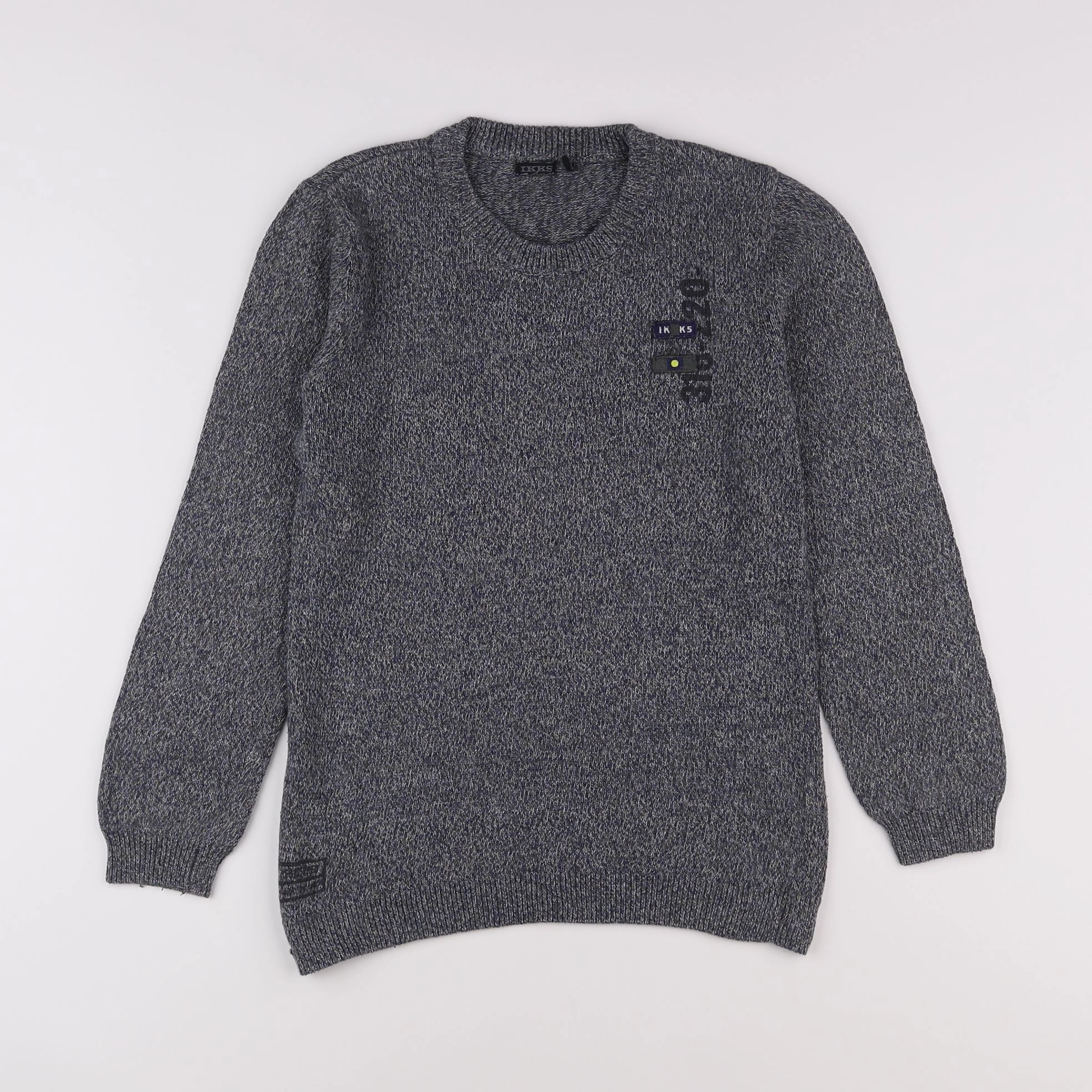 IKKS - pull gris - 10 ans