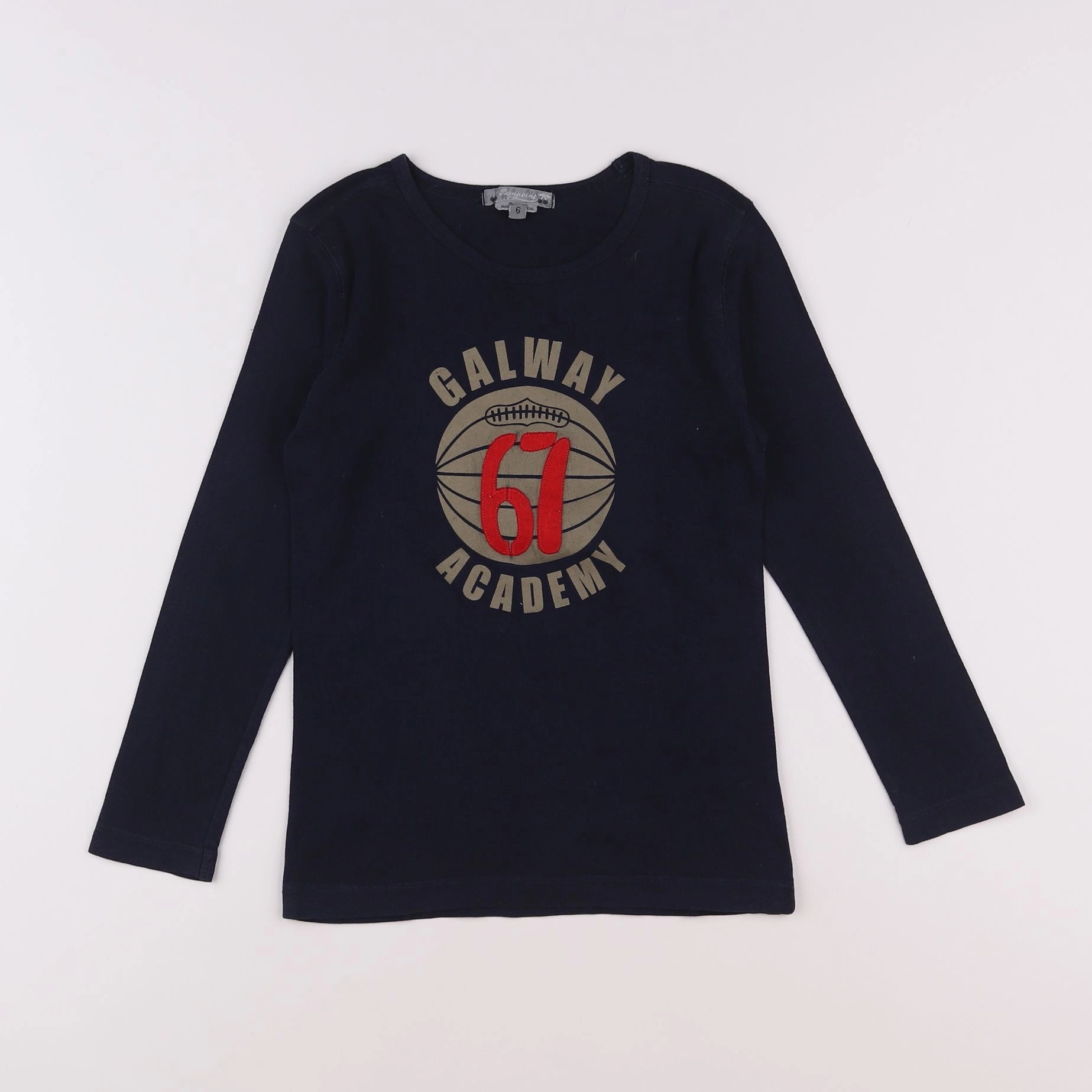 Bonpoint - tee-shirt bleu - 6 ans