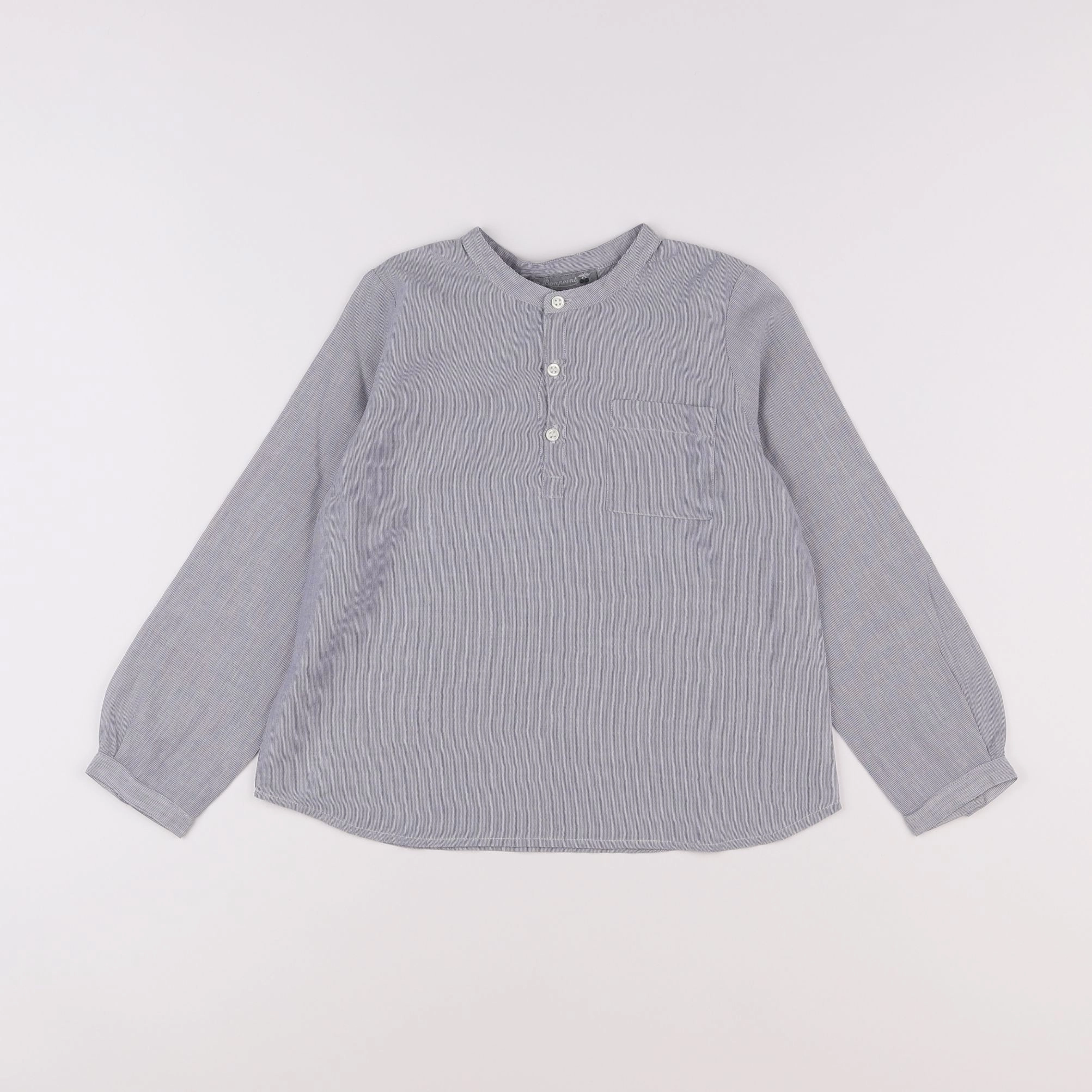 Bonpoint - chemise blanc, bleu - 6 ans