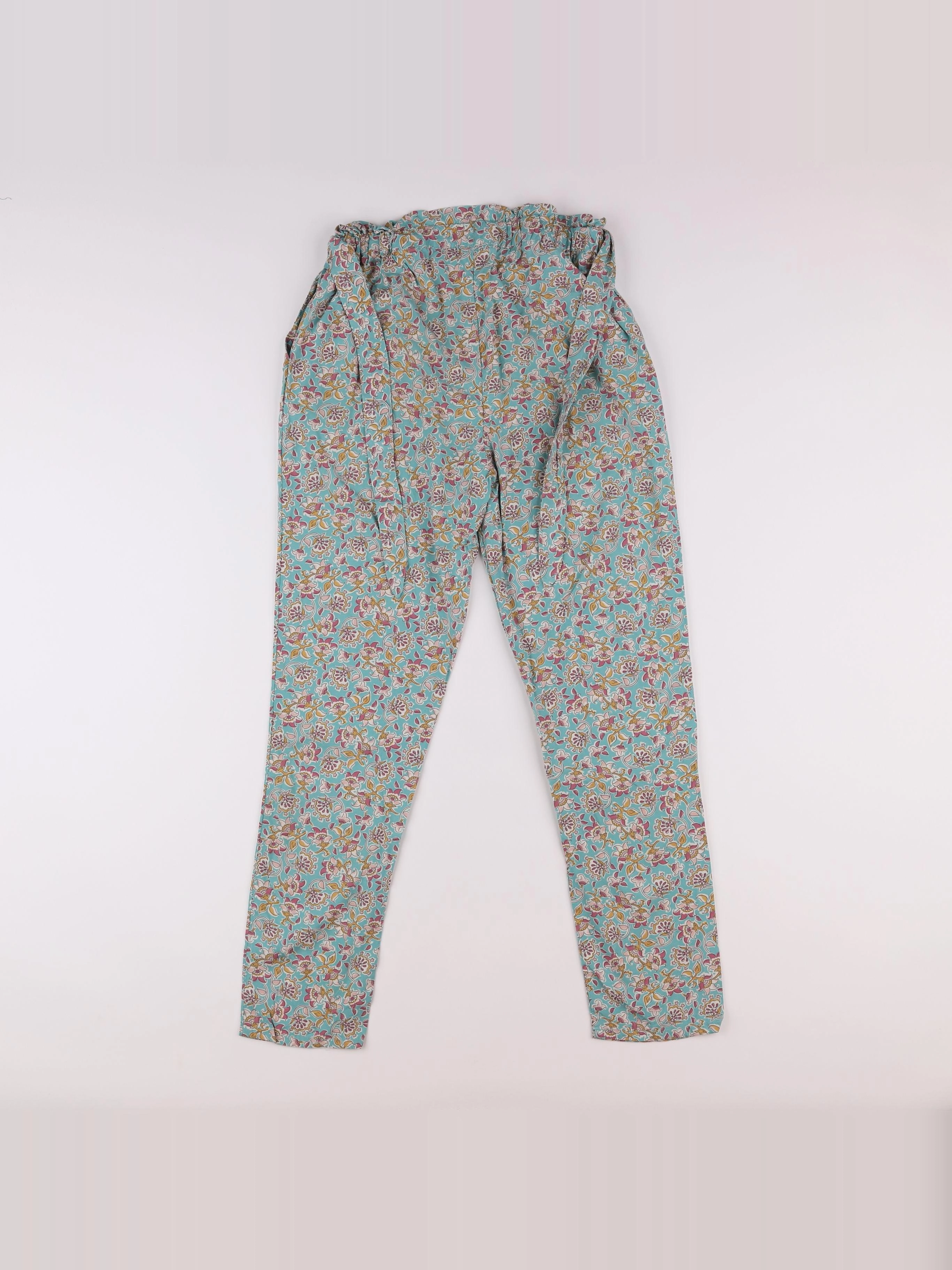 Vertbaudet - pantalon multicolore, blanc - 13/14 ans