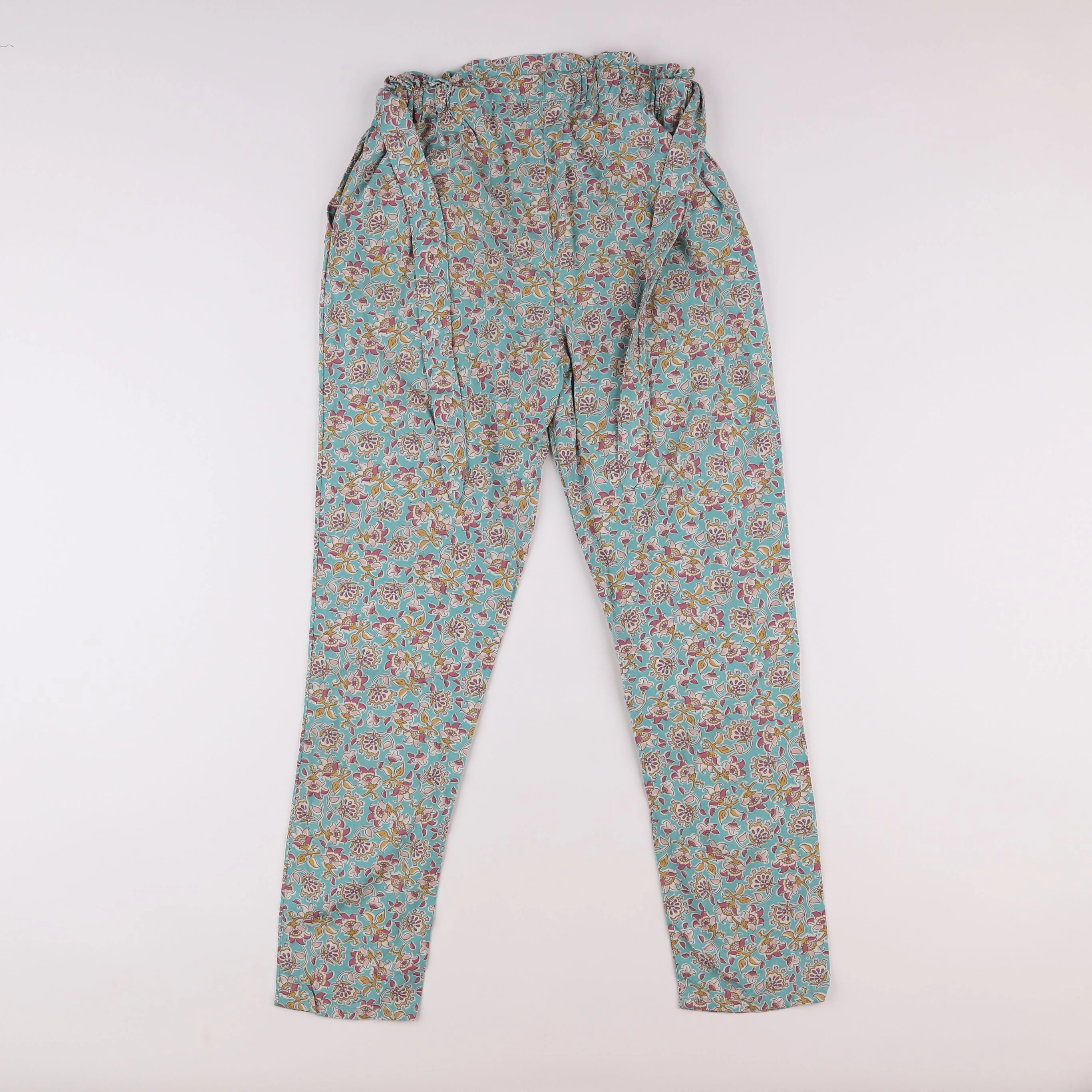 Vertbaudet - pantalon multicolore, blanc - 13/14 ans