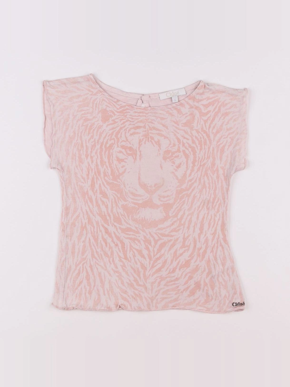Chloé - tee-shirt rose - 4 ans