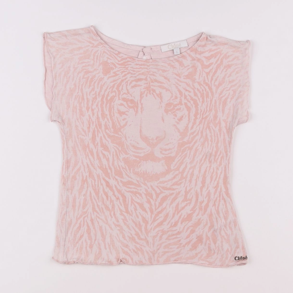 Chloé - tee-shirt rose - 4 ans