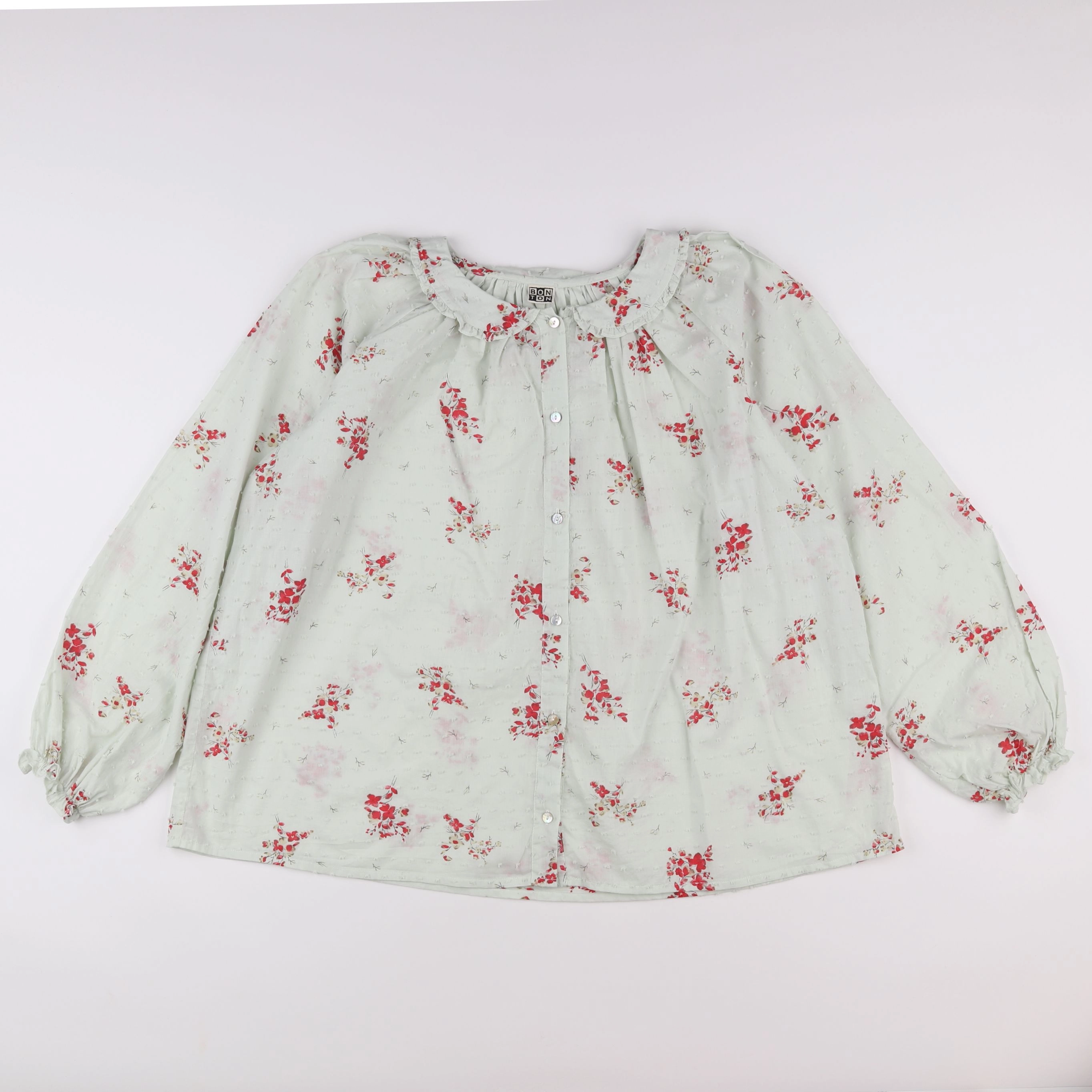 Bonton - blouse vert - 16 ans