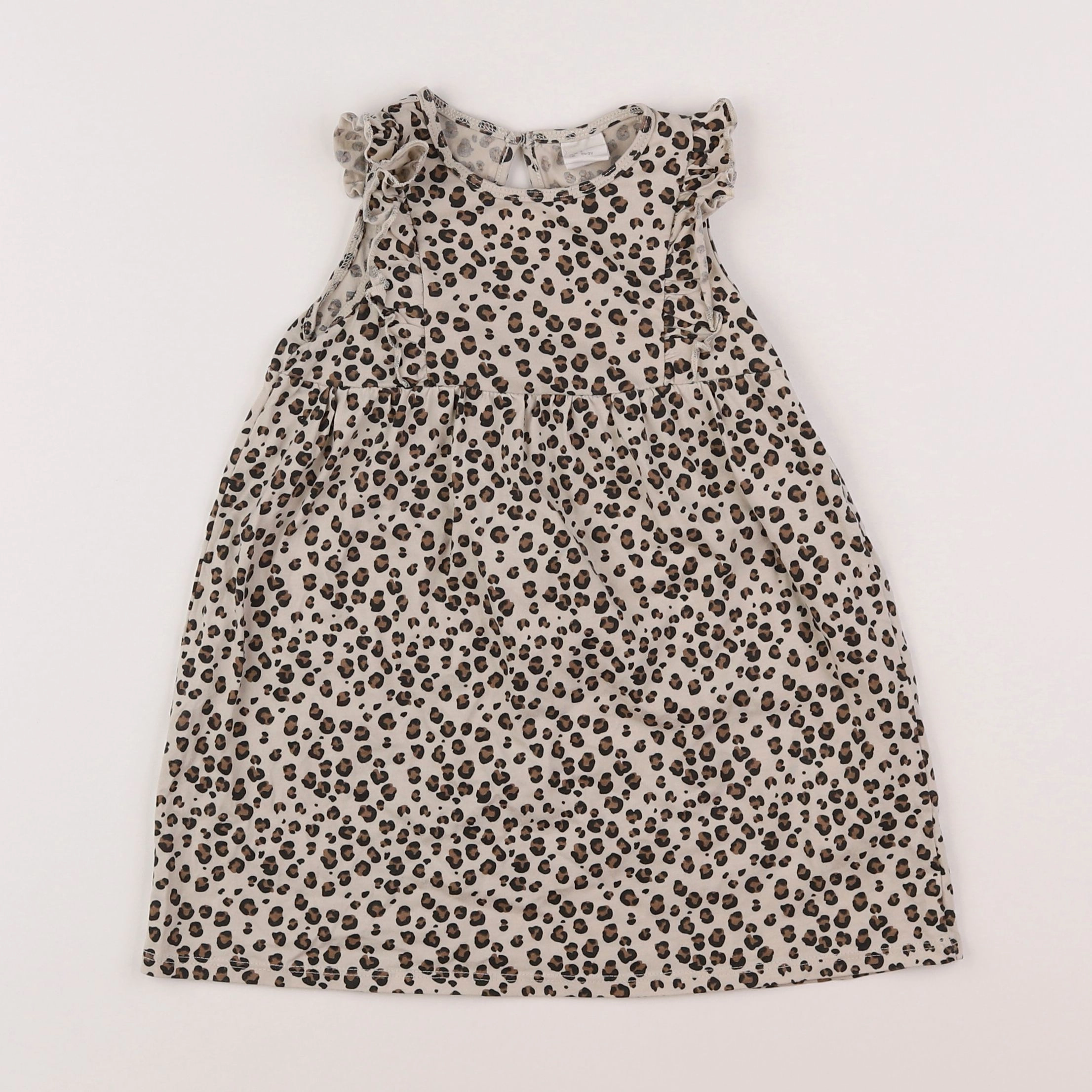 H&M - robe beige - 2 ans