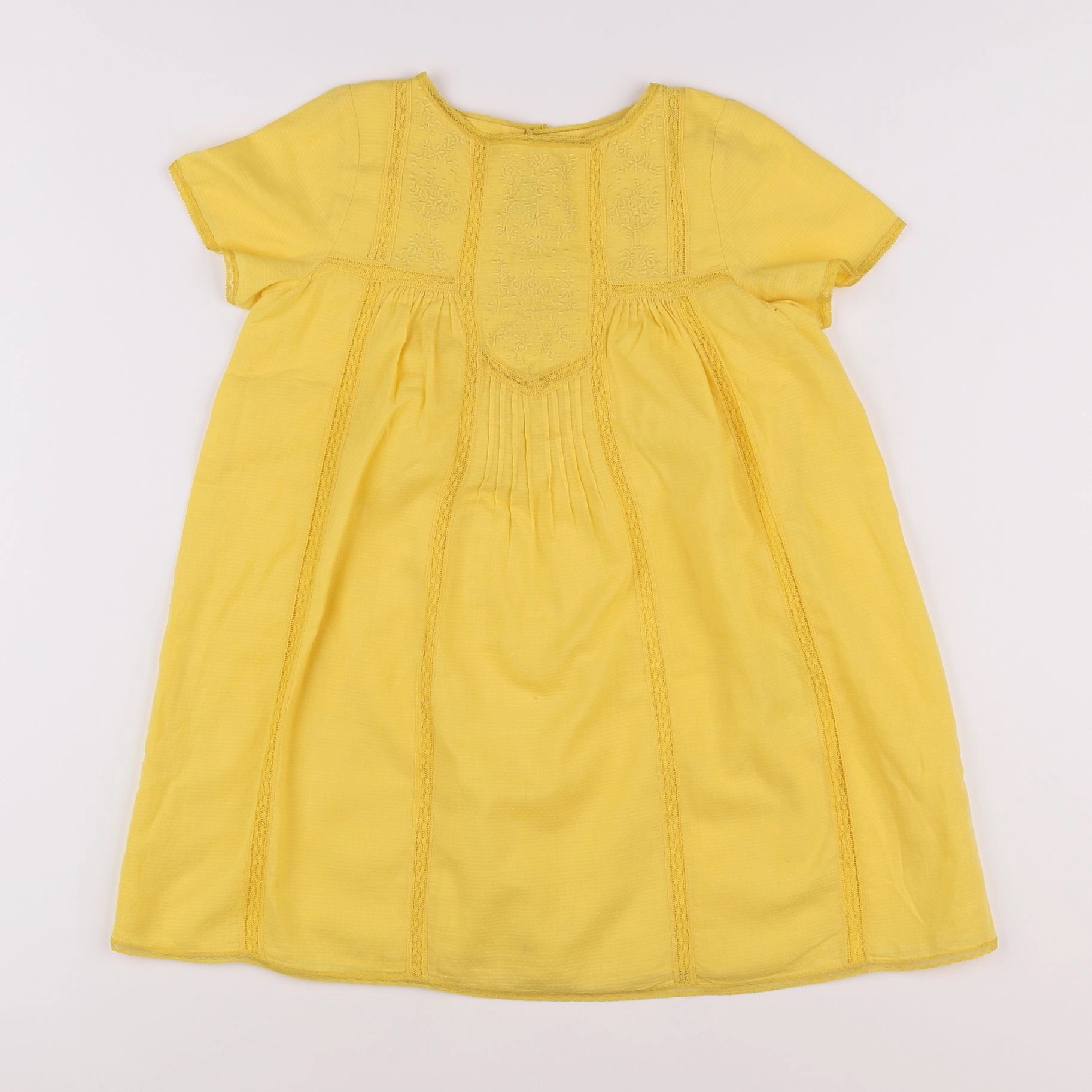 Bonpoint - robe jaune - 6 ans