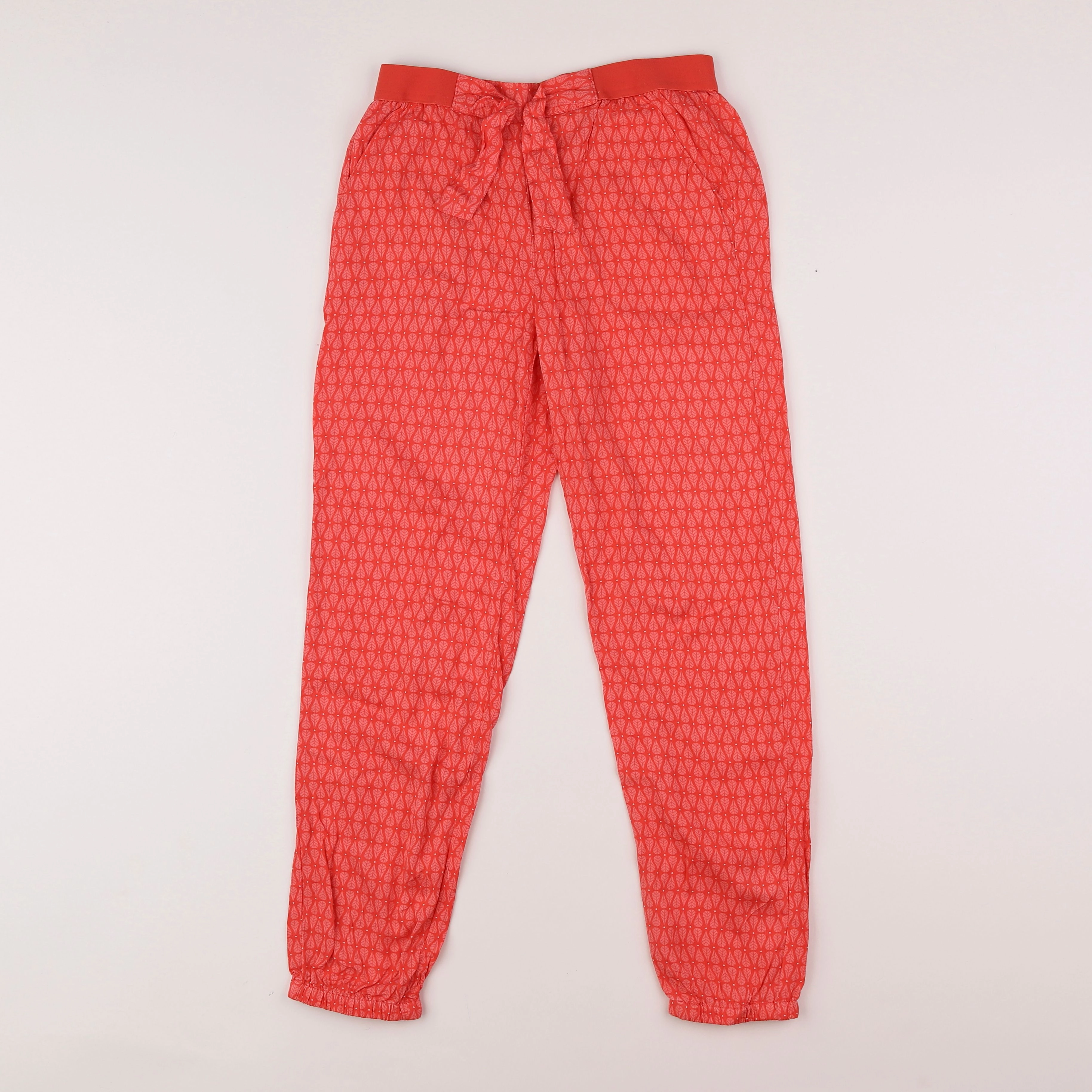 Okaidi - pantalon rouge - 10 ans