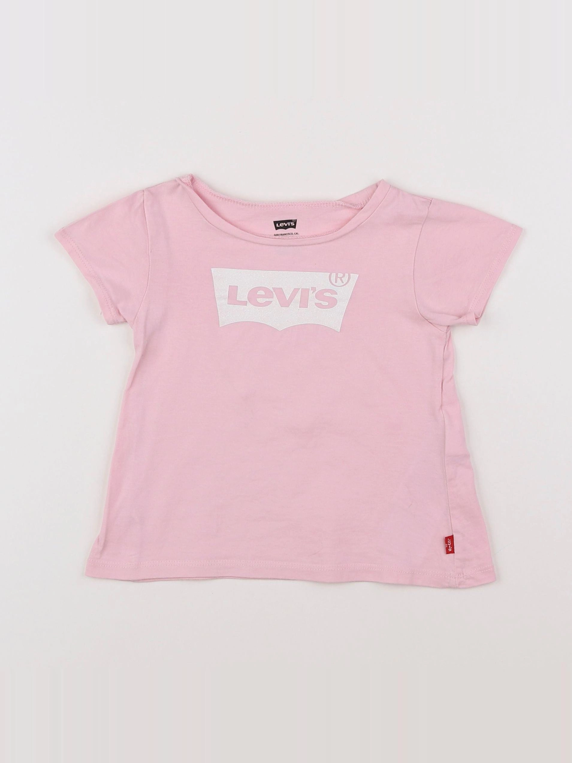Levi's - tee-shirt rose - 18 mois