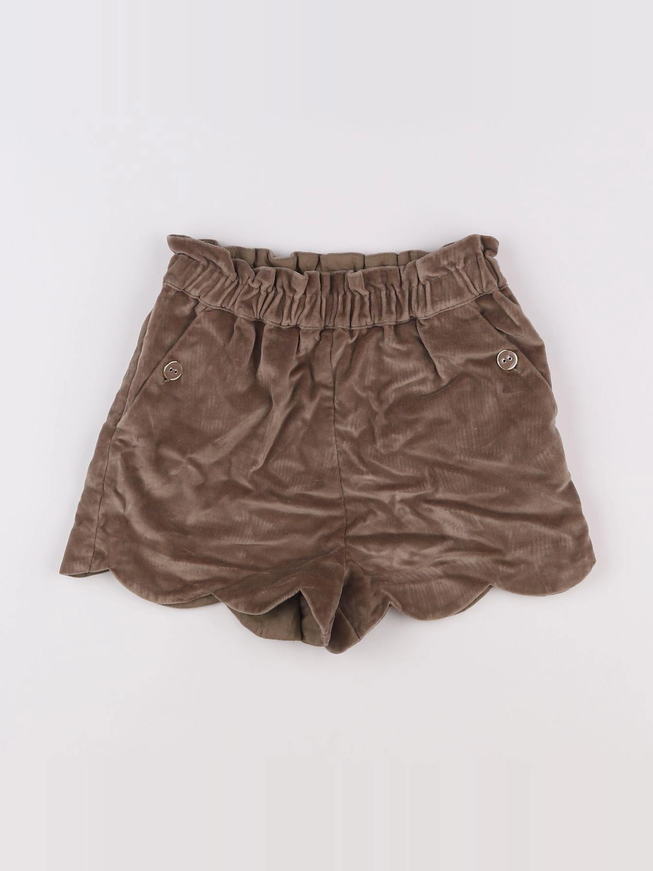 Vertbaudet - short beige - 9 ans