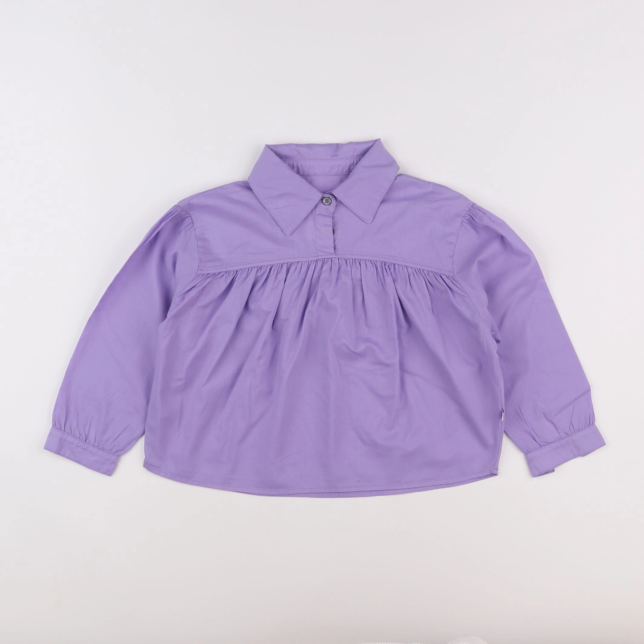 Repose AMS - blouse violet - 6 ans