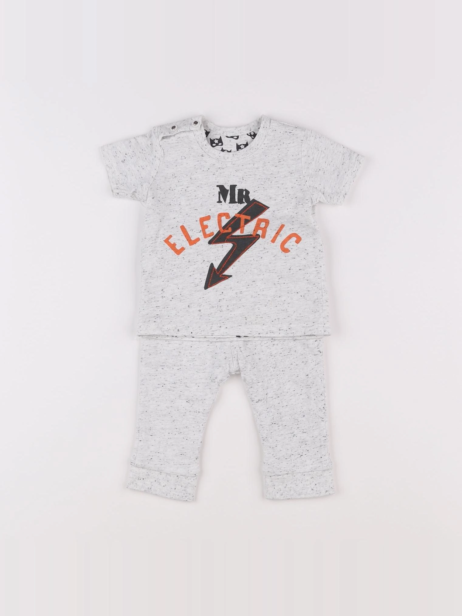 IKKS - combinaison gris - 6/9 mois