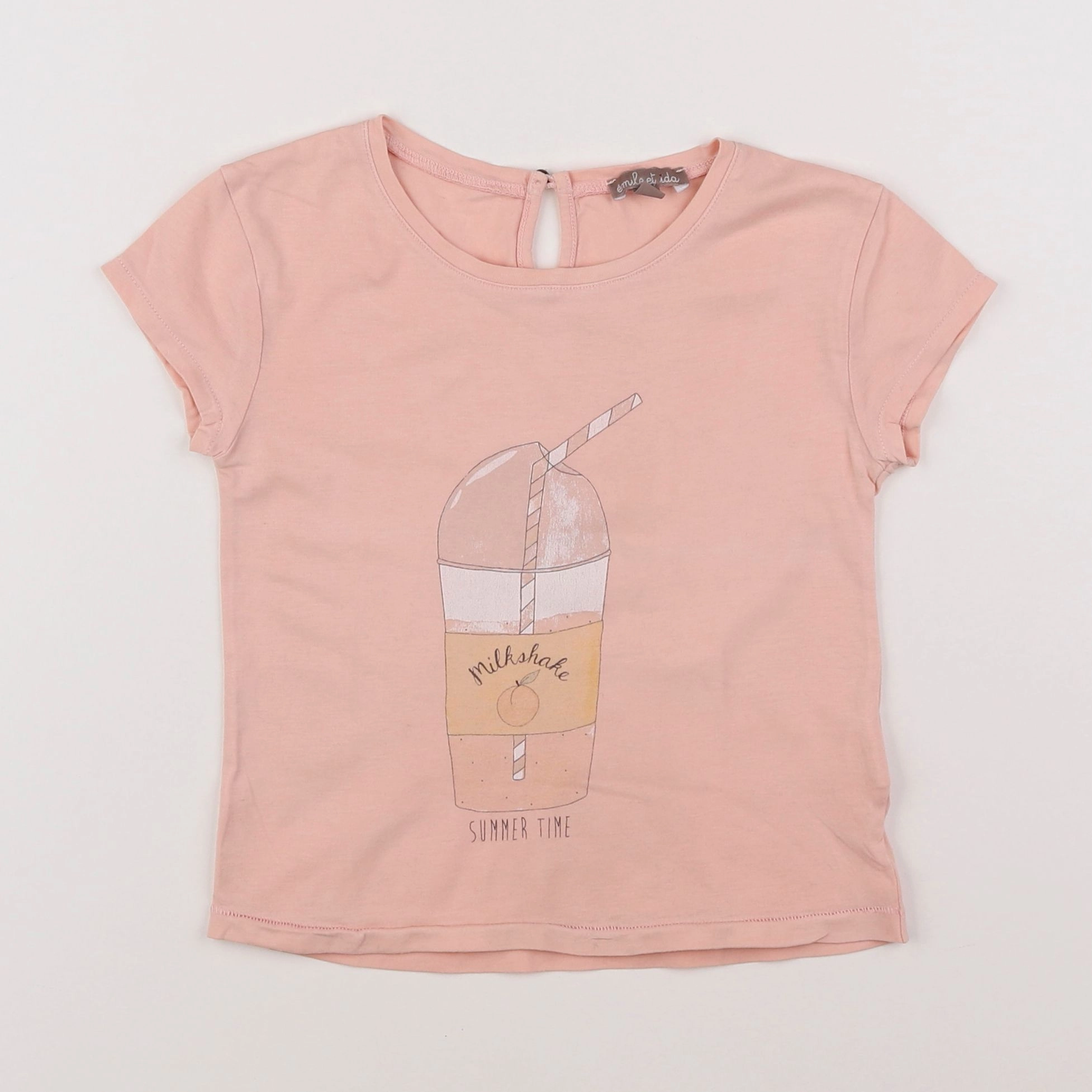 Emile et Ida - tee-shirt rose - 2 ans